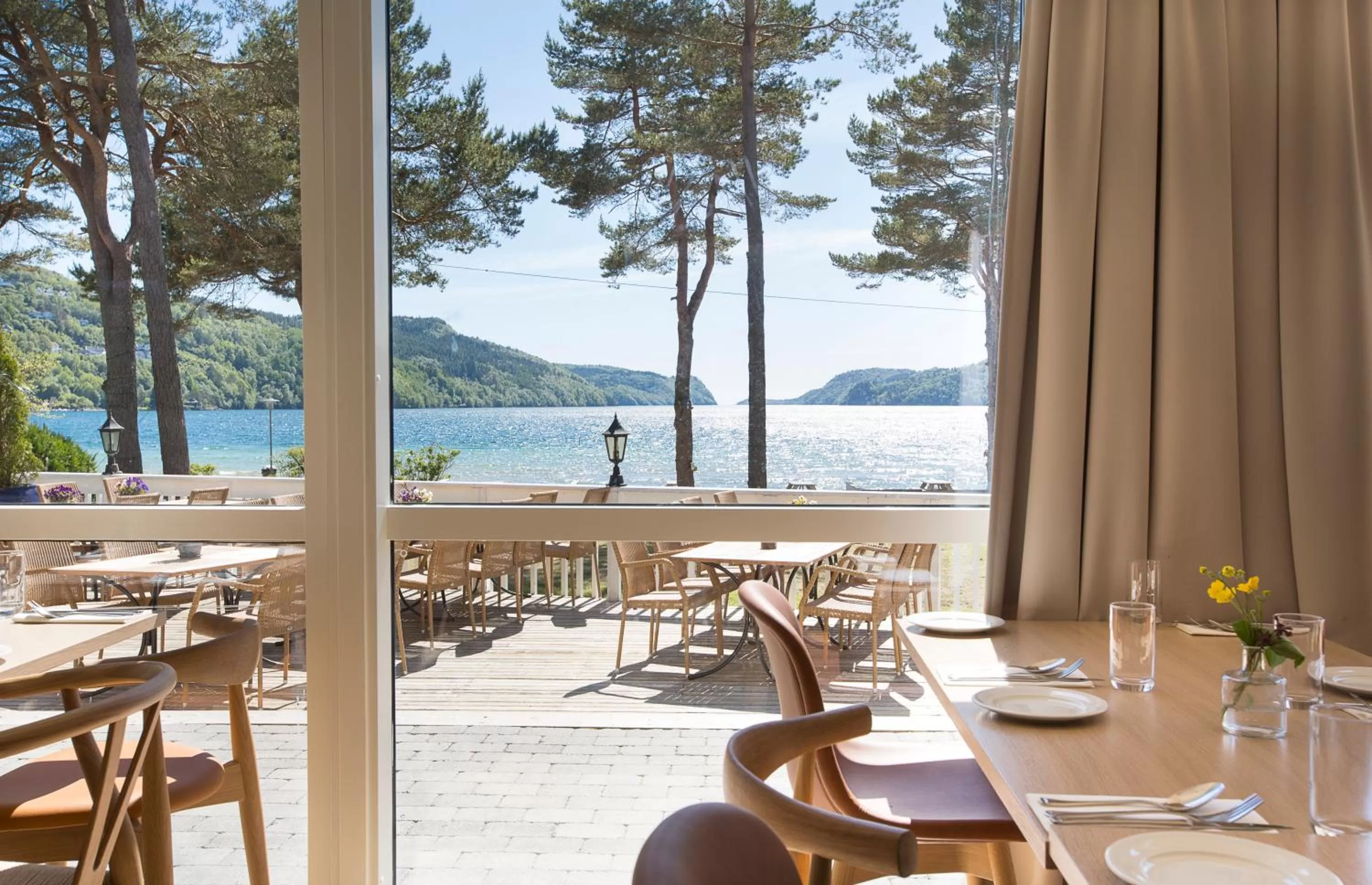 Restaurant/places to eat in Rosfjord Strandhotel