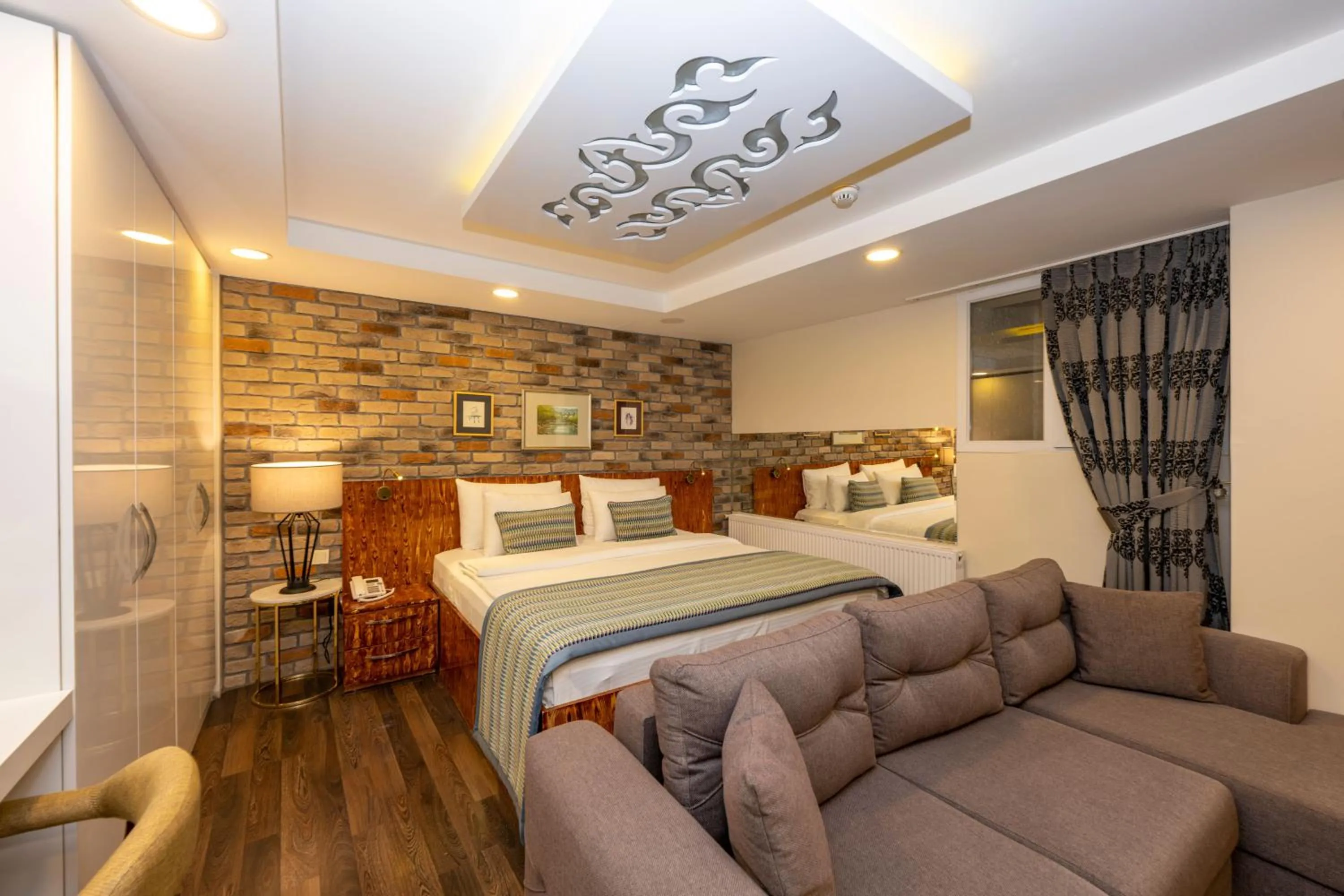 Bed in The Marions Suite istanbul Special Category Taksim