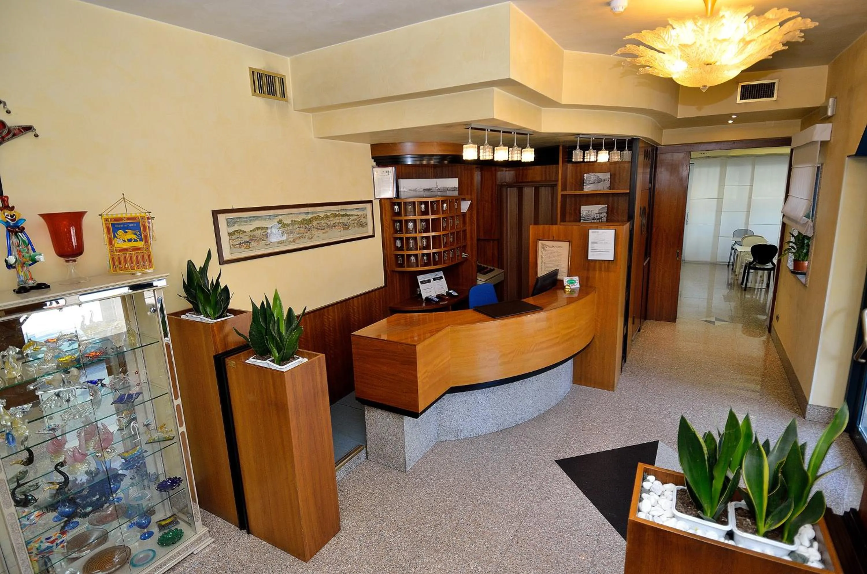 Communal lounge/ TV room in Hotel Nuova Mestre