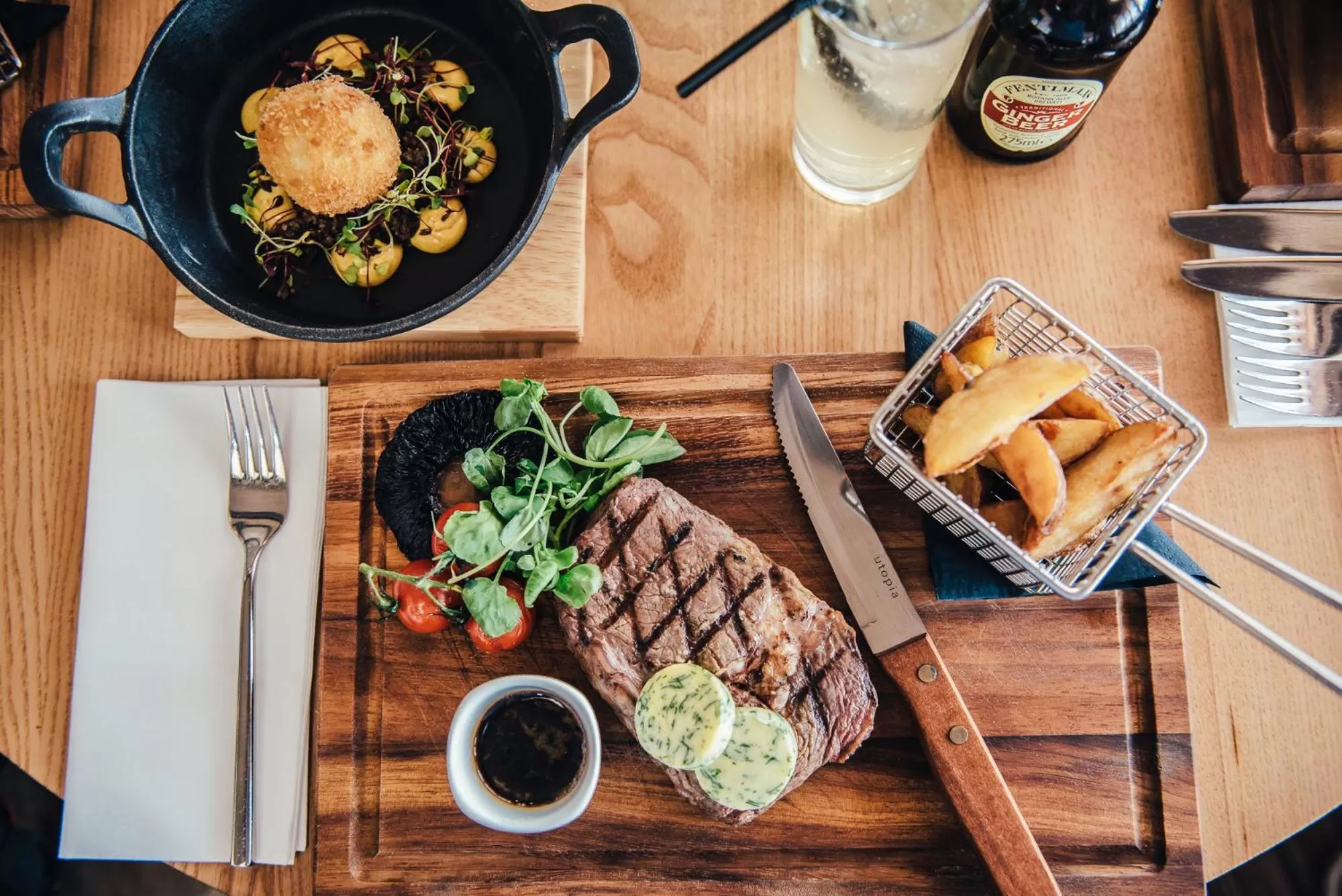 Food close-up in Palm Court Hotel