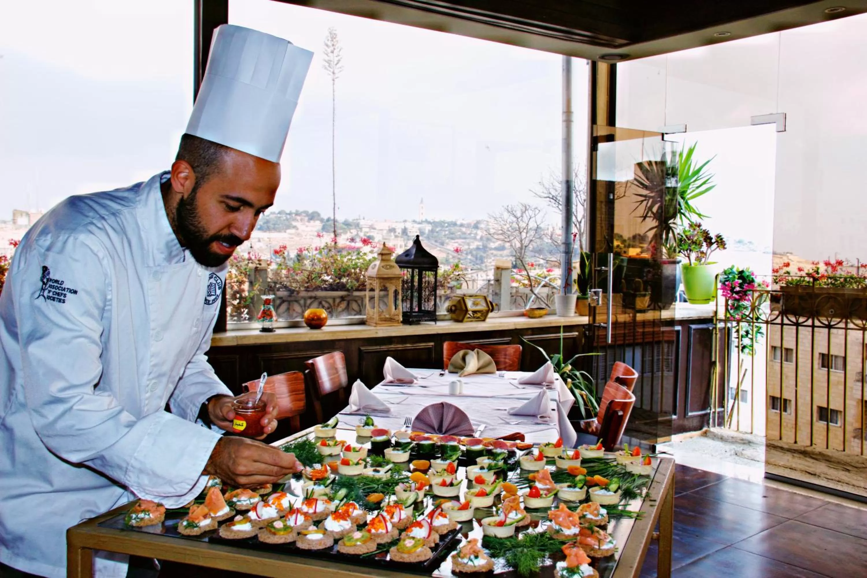 Food and drinks in National Hotel - Jerusalem