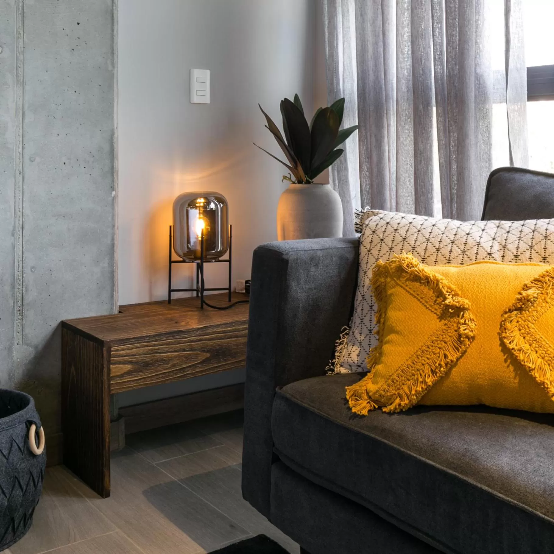 Bed in Factory Lofts Hotel