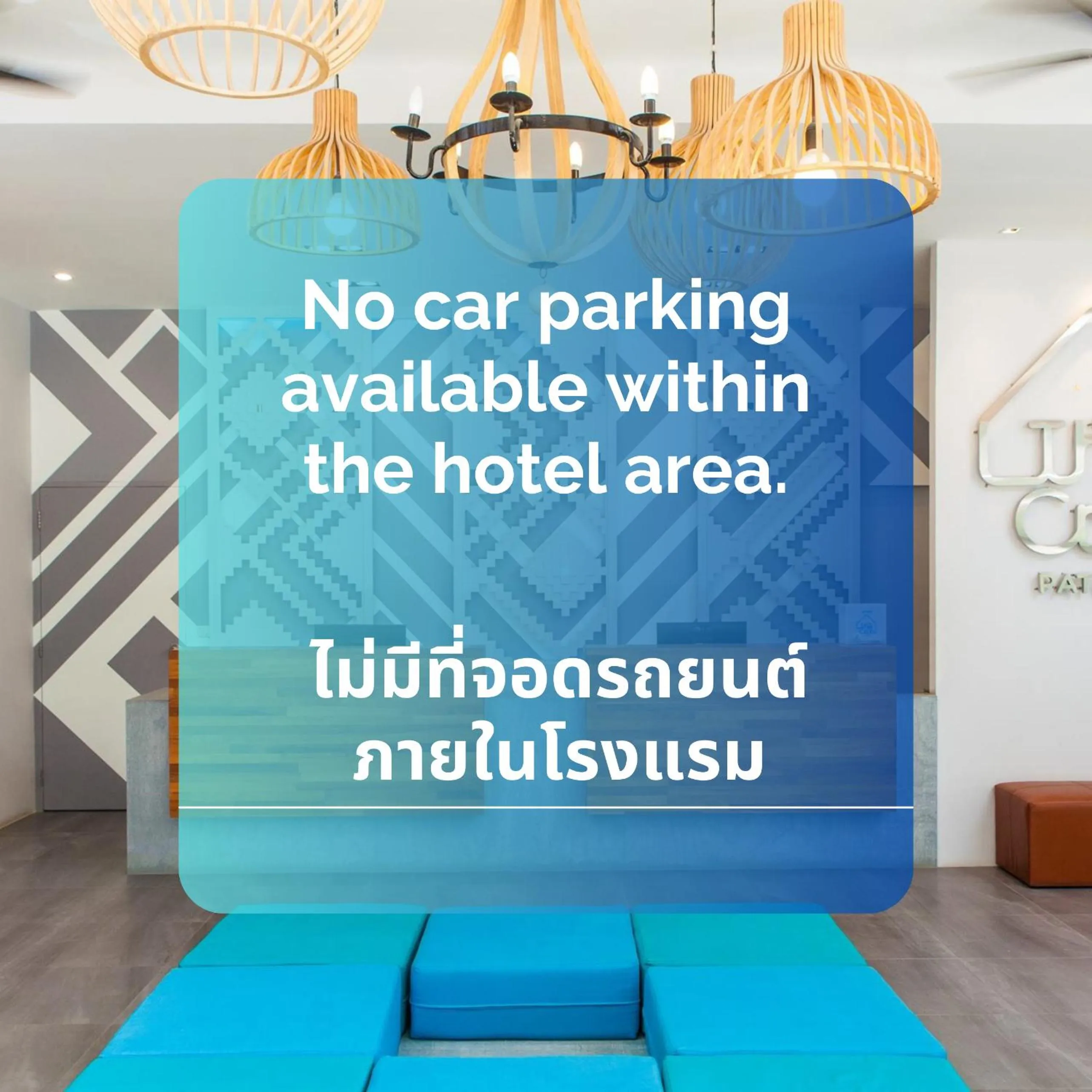 Area and facilities in The Crib Patong - SHA Certified