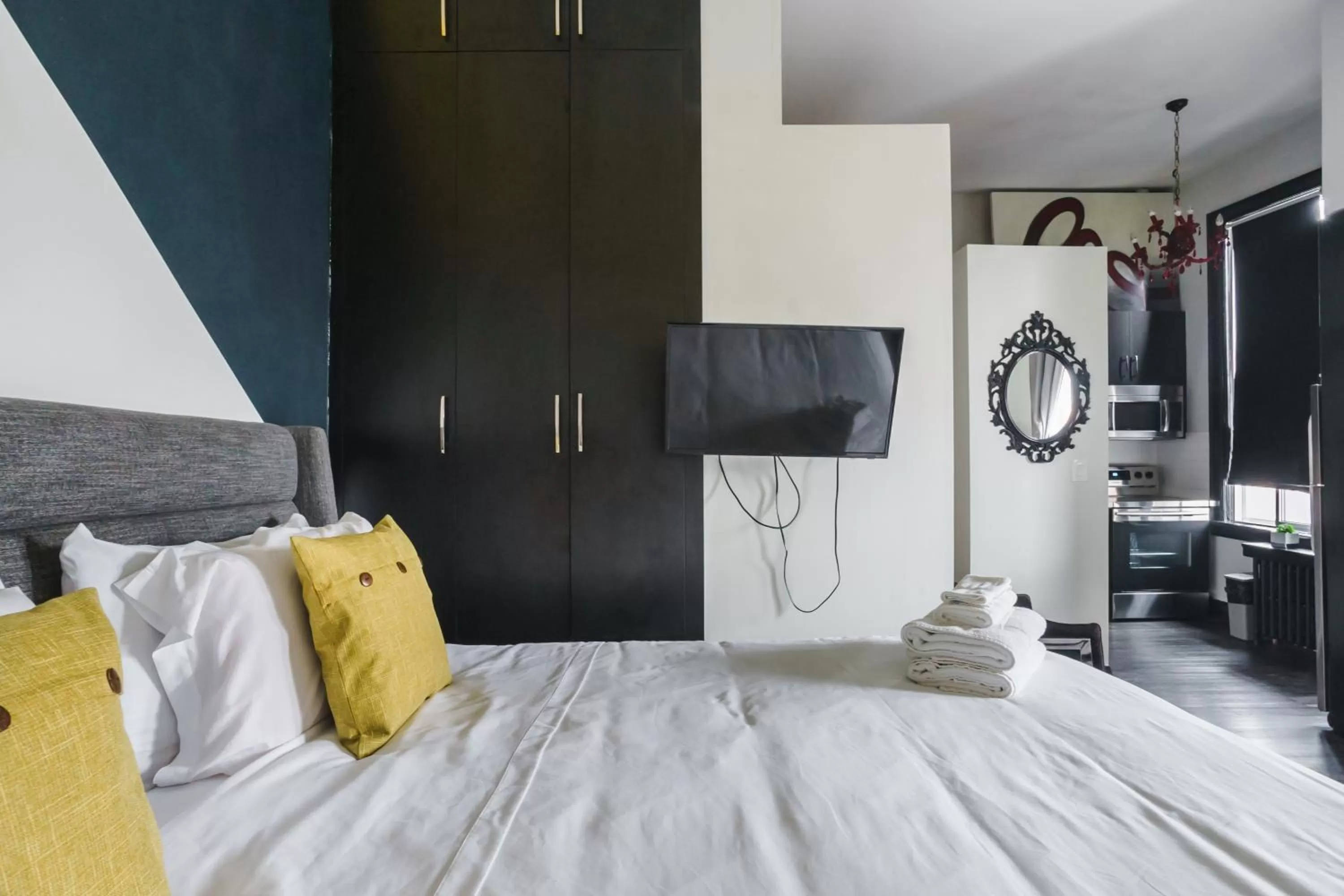 Bed in Queen Street Lofts