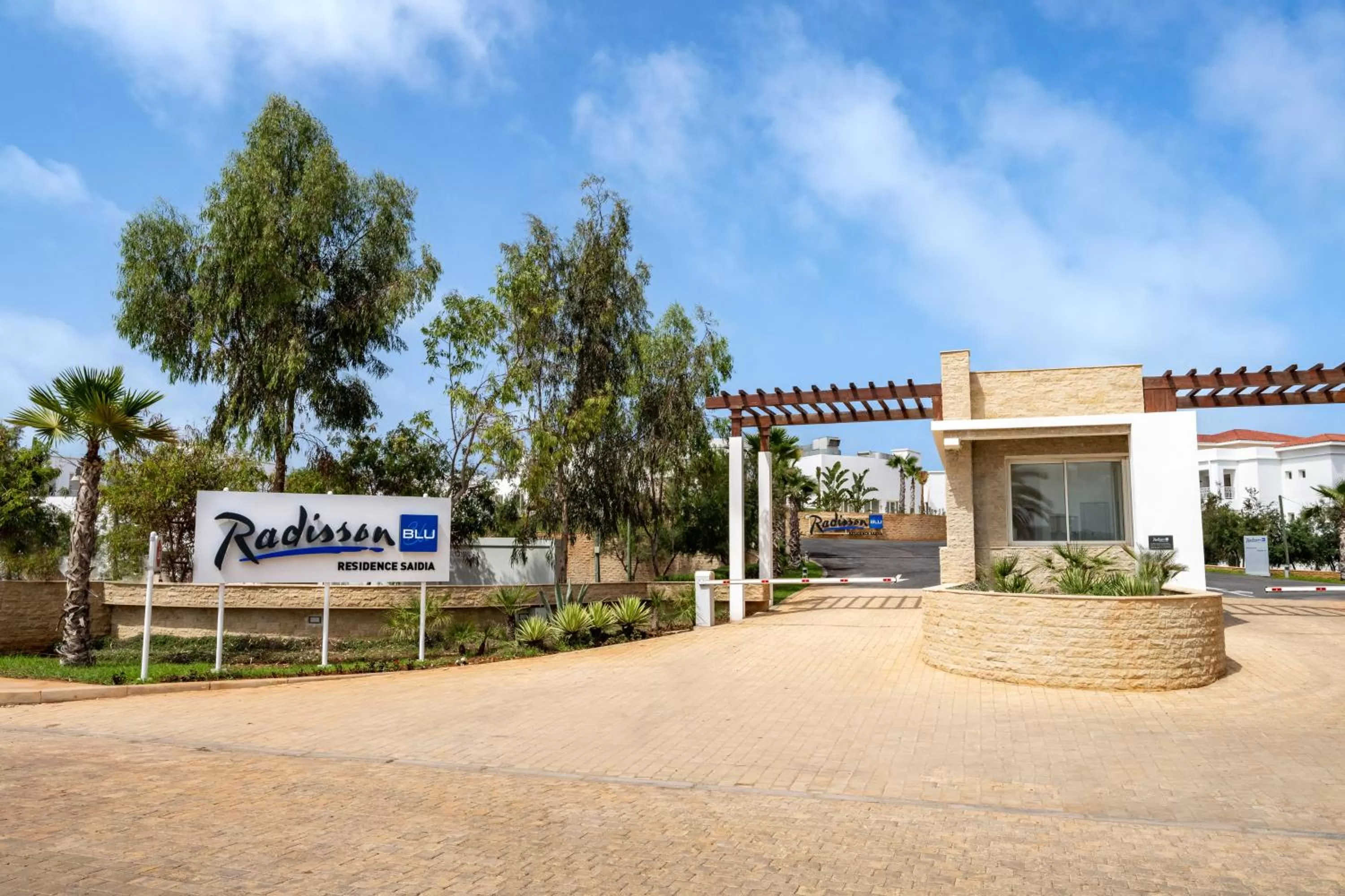Facade/entrance in Radisson Blu Residences, Saidia