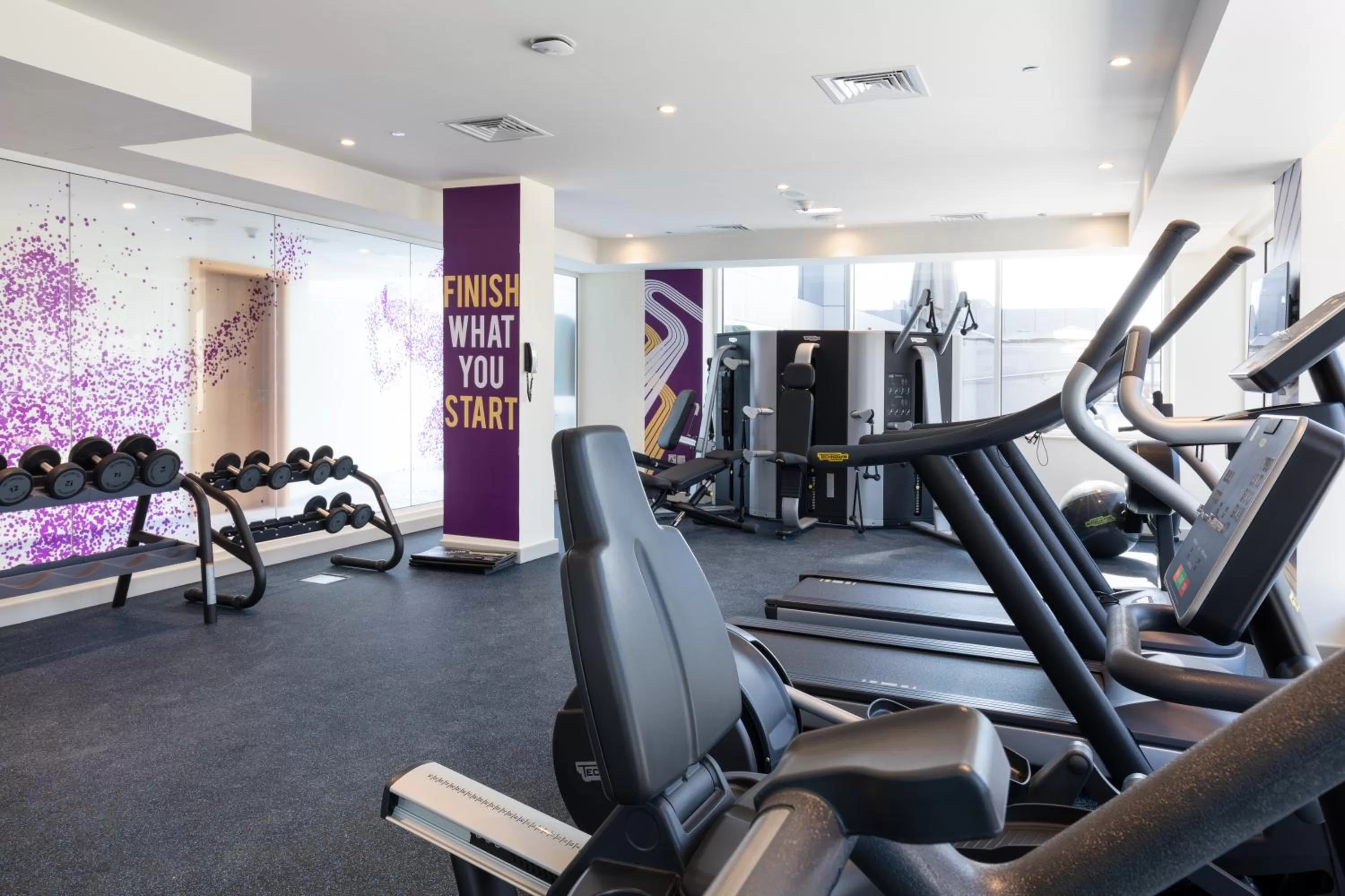 Fitness centre/facilities in Studio M Arabian Plaza Hotel & Hotel Apartments