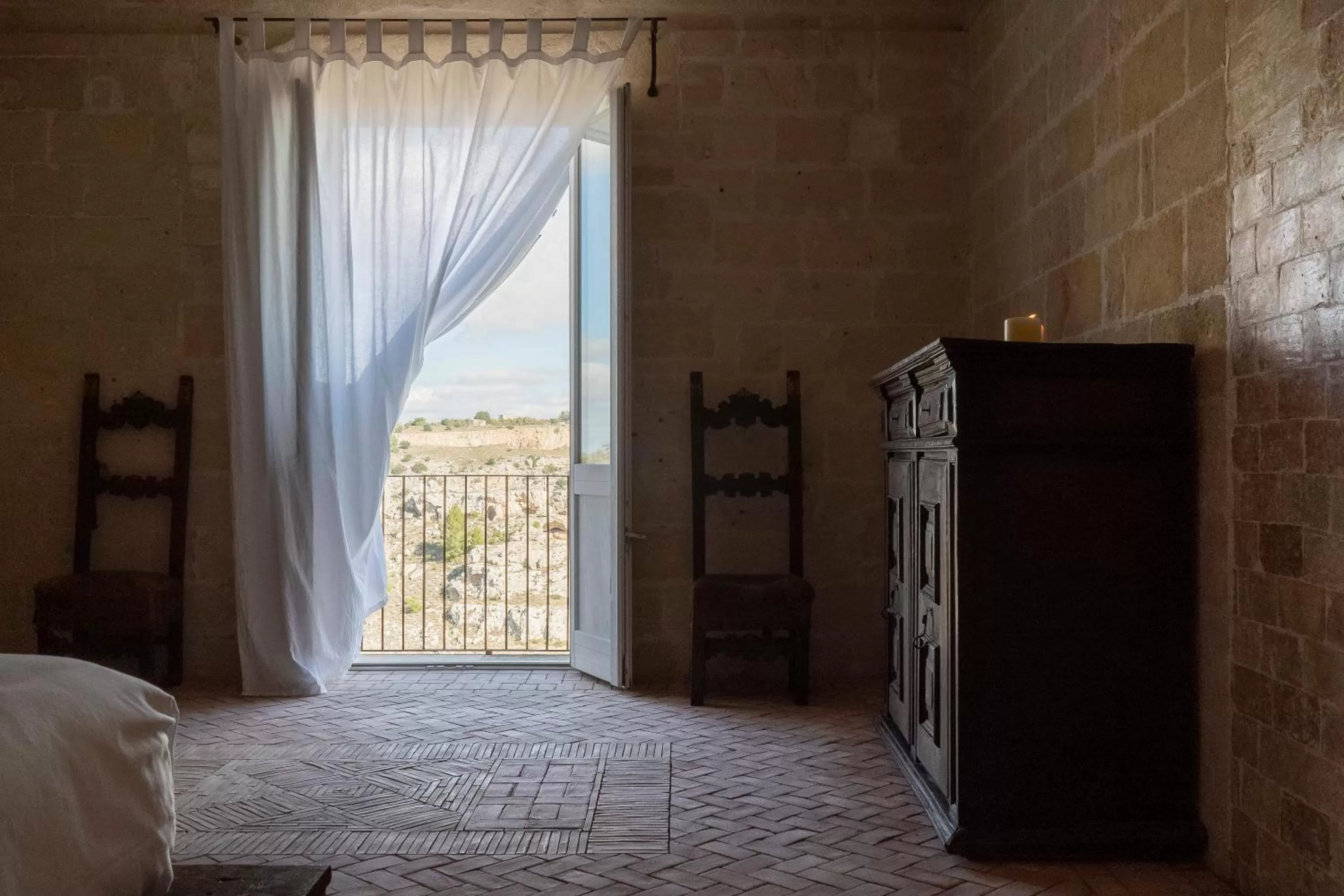 Bedroom, Bed in Sextantio Le Grotte Della Civita