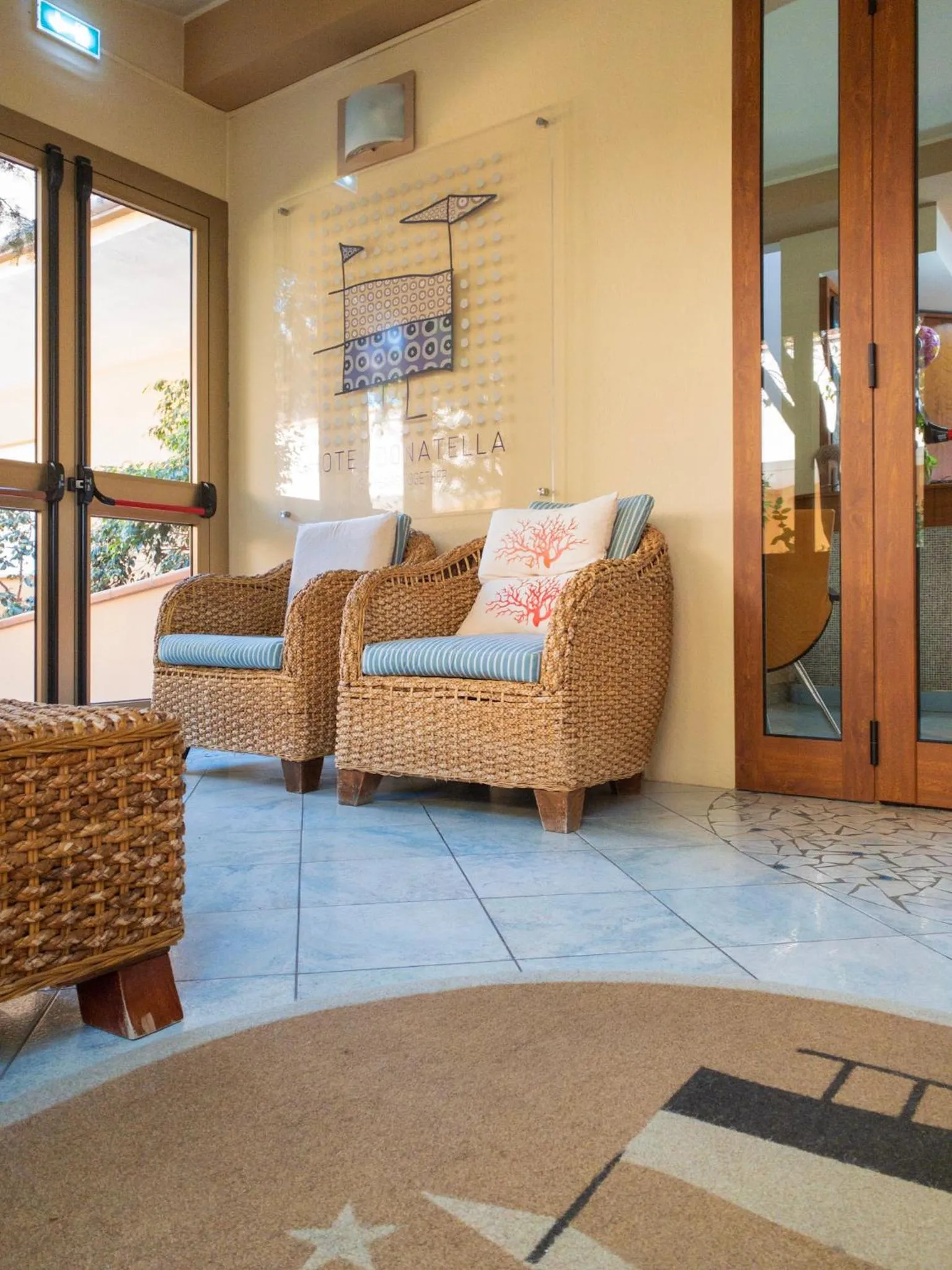 Facade/entrance in Hotel Donatella