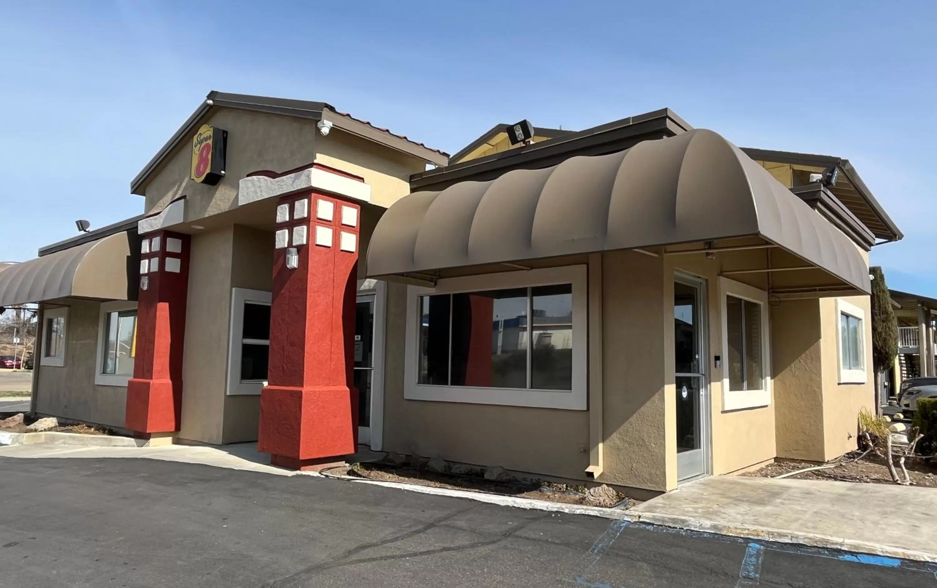 Property building in Super 8 by Wyndham Red Bluff