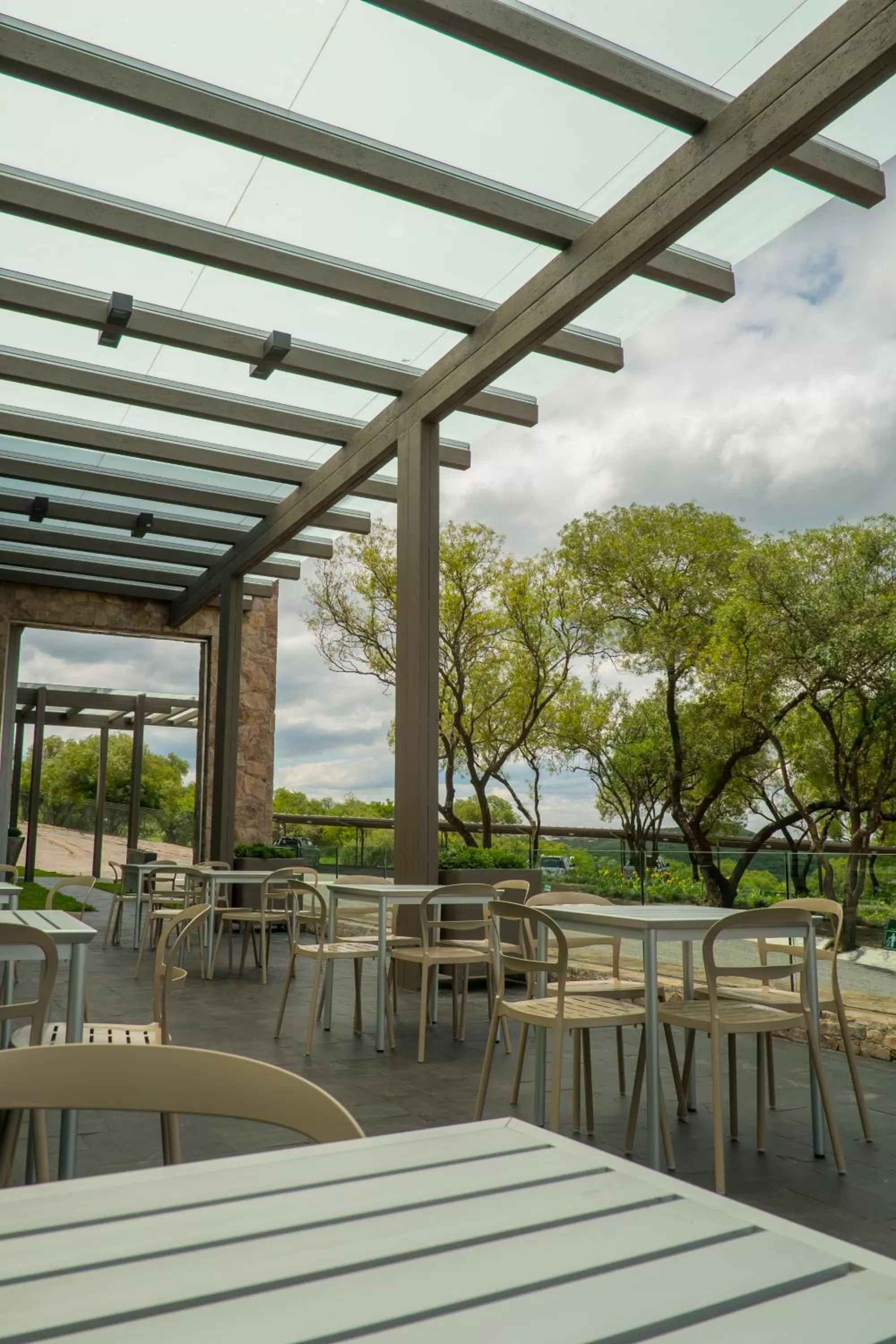 Patio in Orfeo Suites Hotel Sierras Chicas