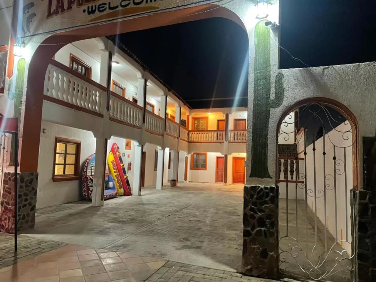 Property Building in Hotel Posada Magdalena