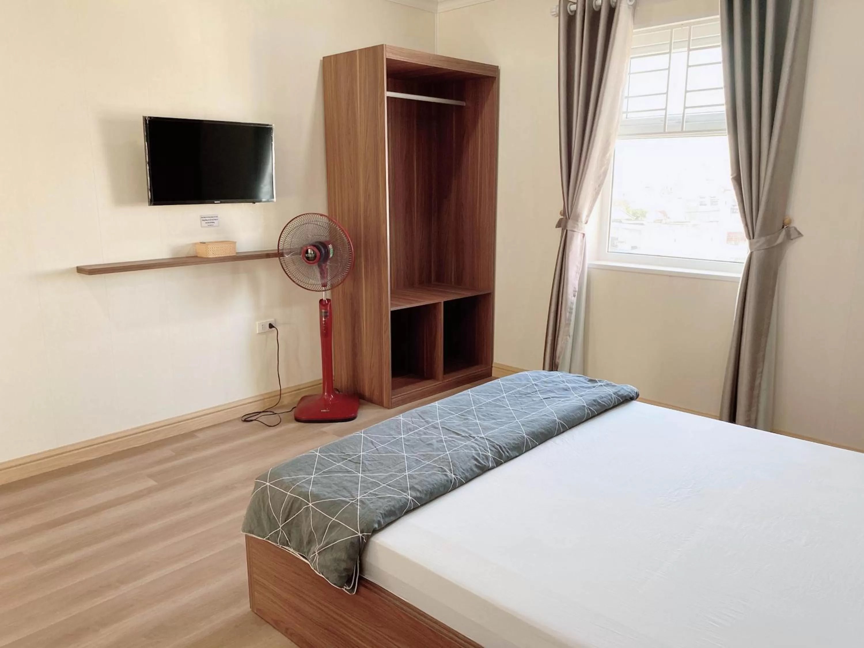 TV and multimedia, Bed in Đình Vũ 3 Motel