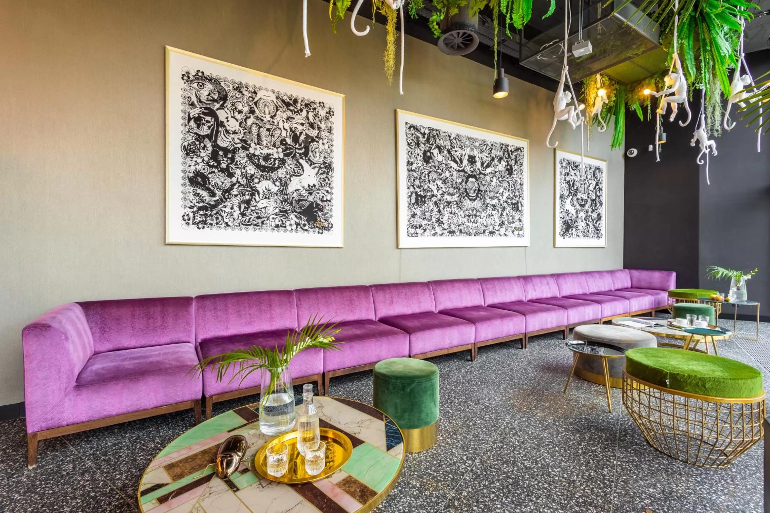 Lobby or reception in Hotel Zoo by Afrykarium Wroclaw