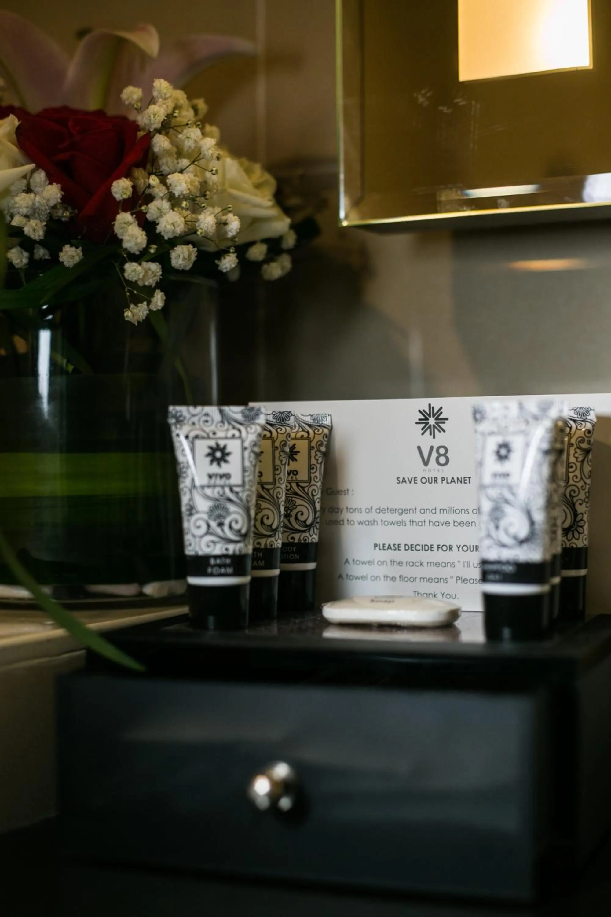 Bathroom in V8 Hotel Johor Bahru