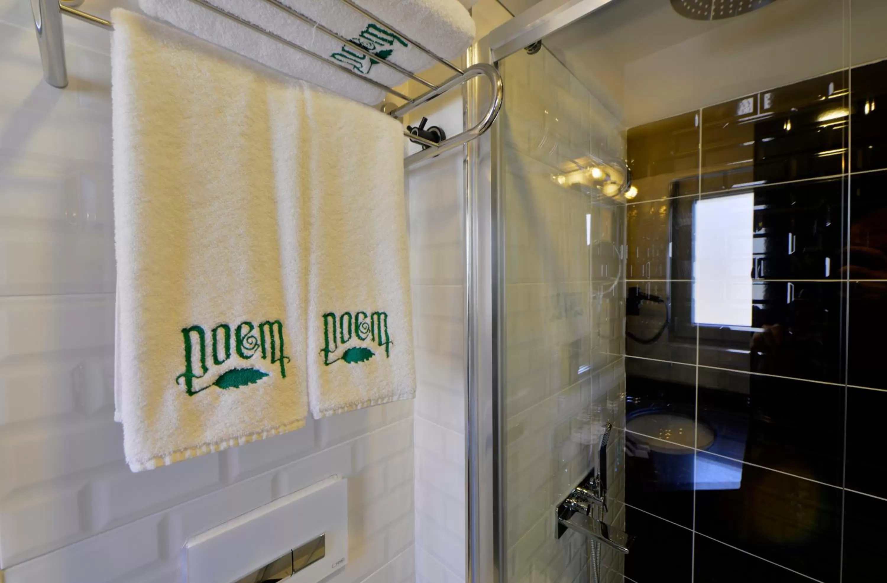 Shower in Hotel Poem