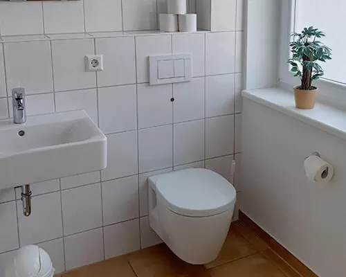 Bathroom in Bernsteinsee Hotel&Ferien