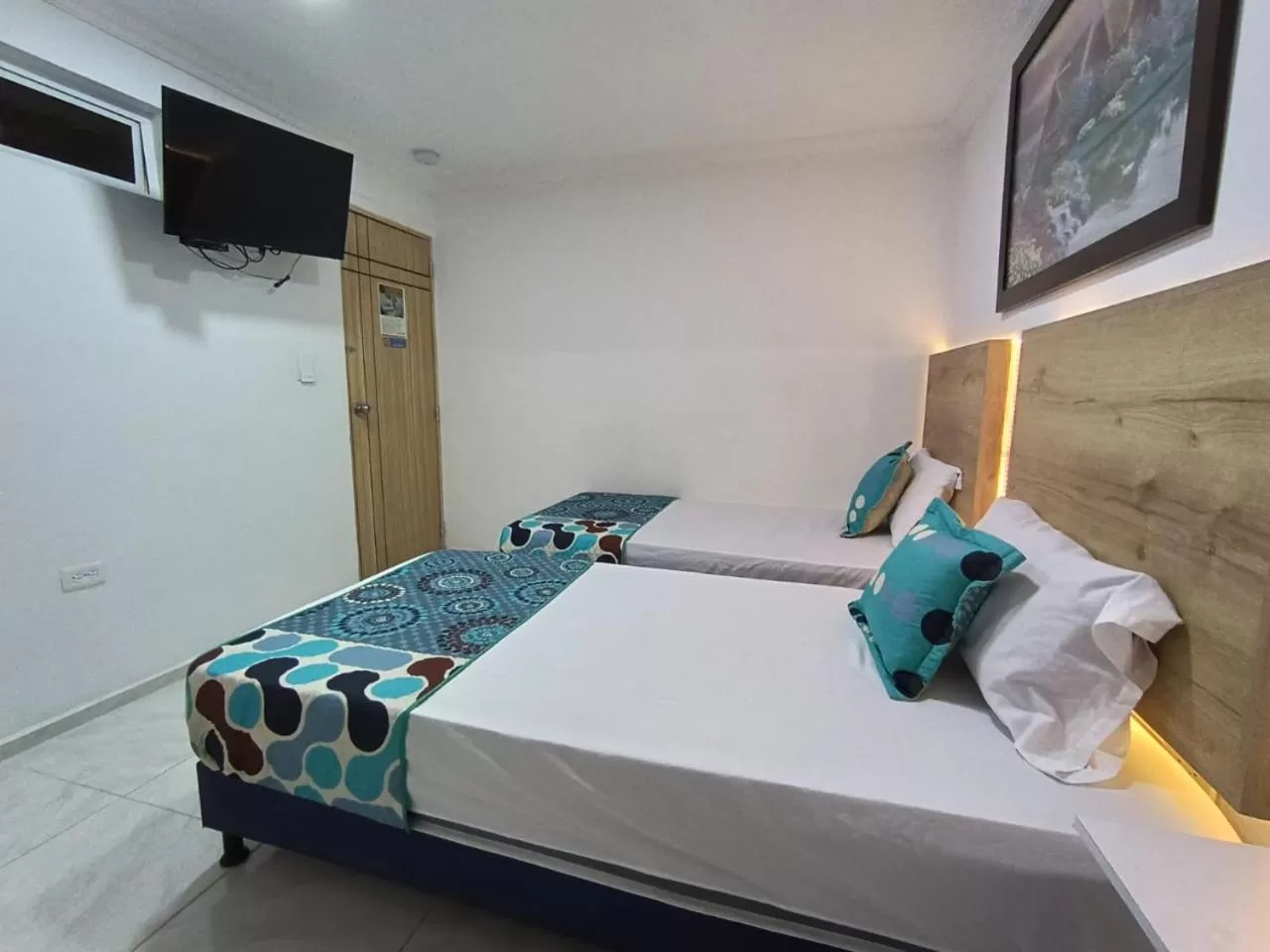 Bed in Hotel Eterna Primavera