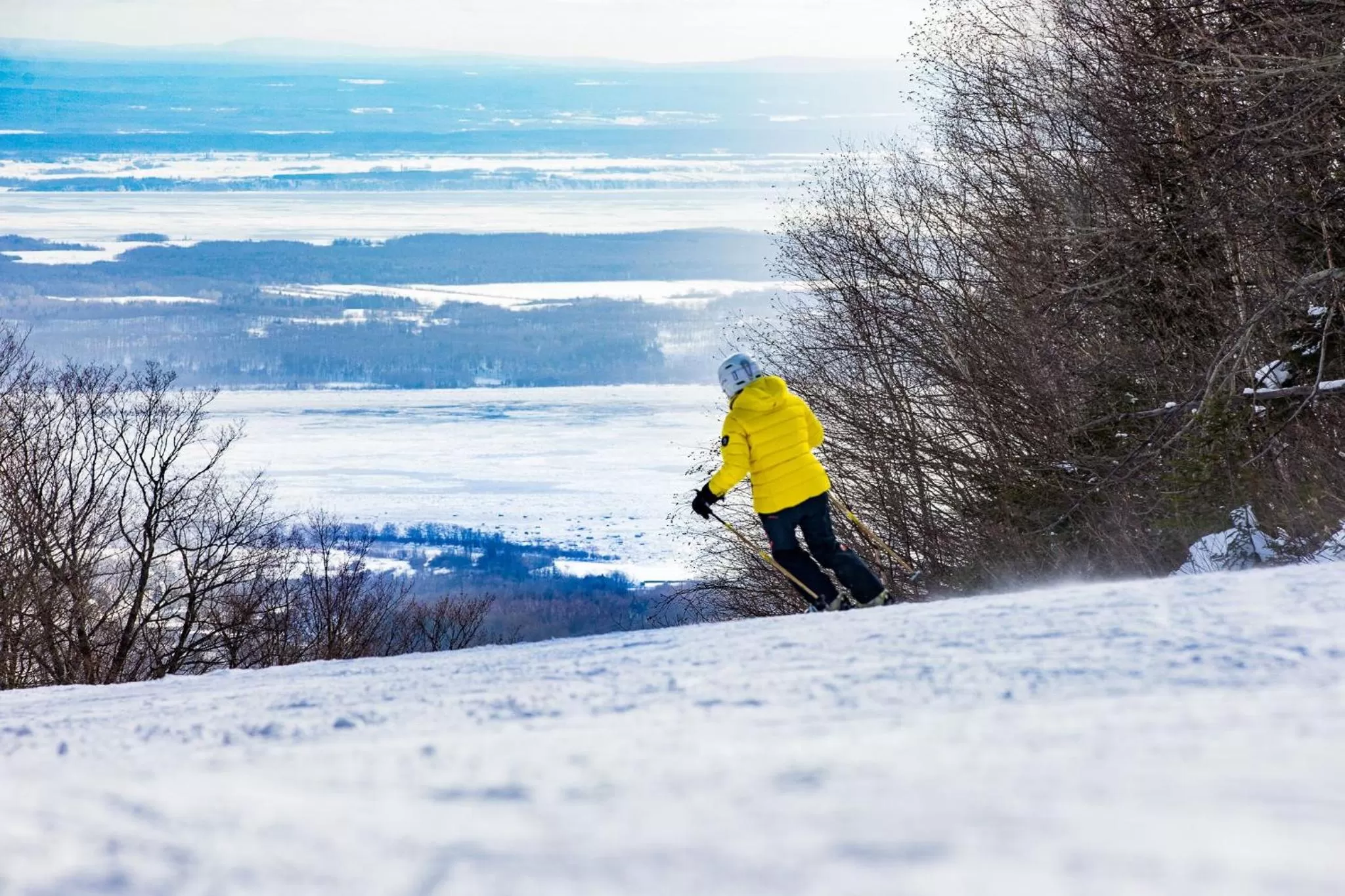 Skiing in Hébergement Mont-Ste-Anne Condos
