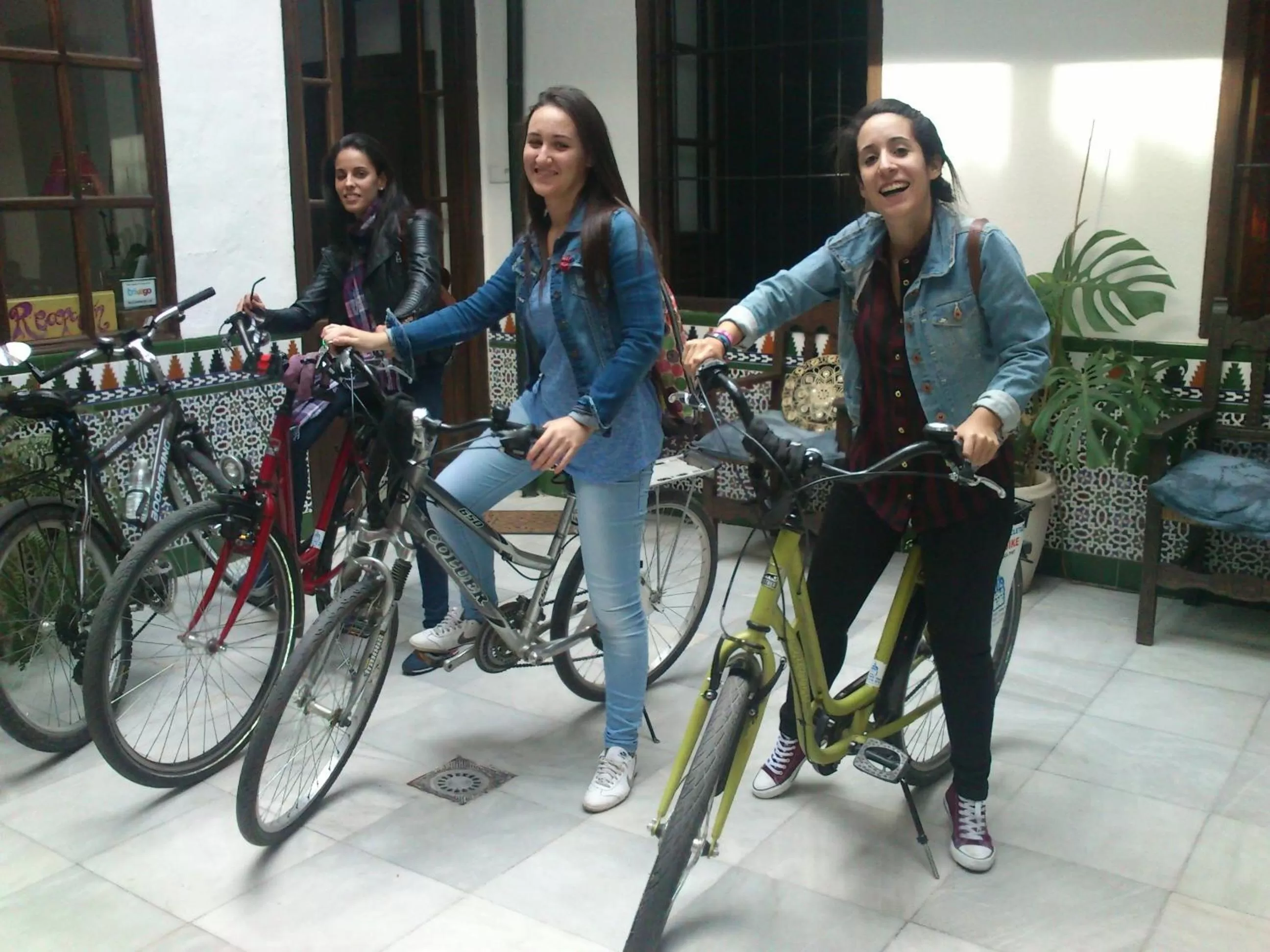group of guests, Biking in Backpacker Al-Katre