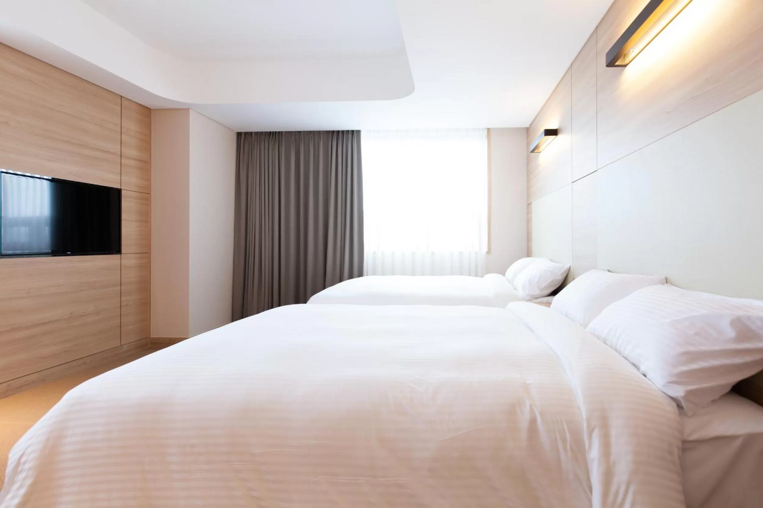 Bed in Acube Hotel Dongdaemun