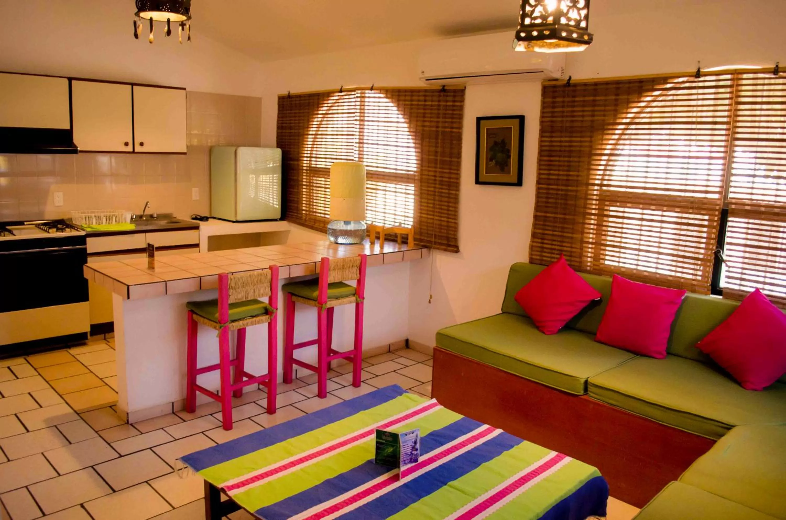 Kitchen or kitchenette in Hotel Casa Alvarada