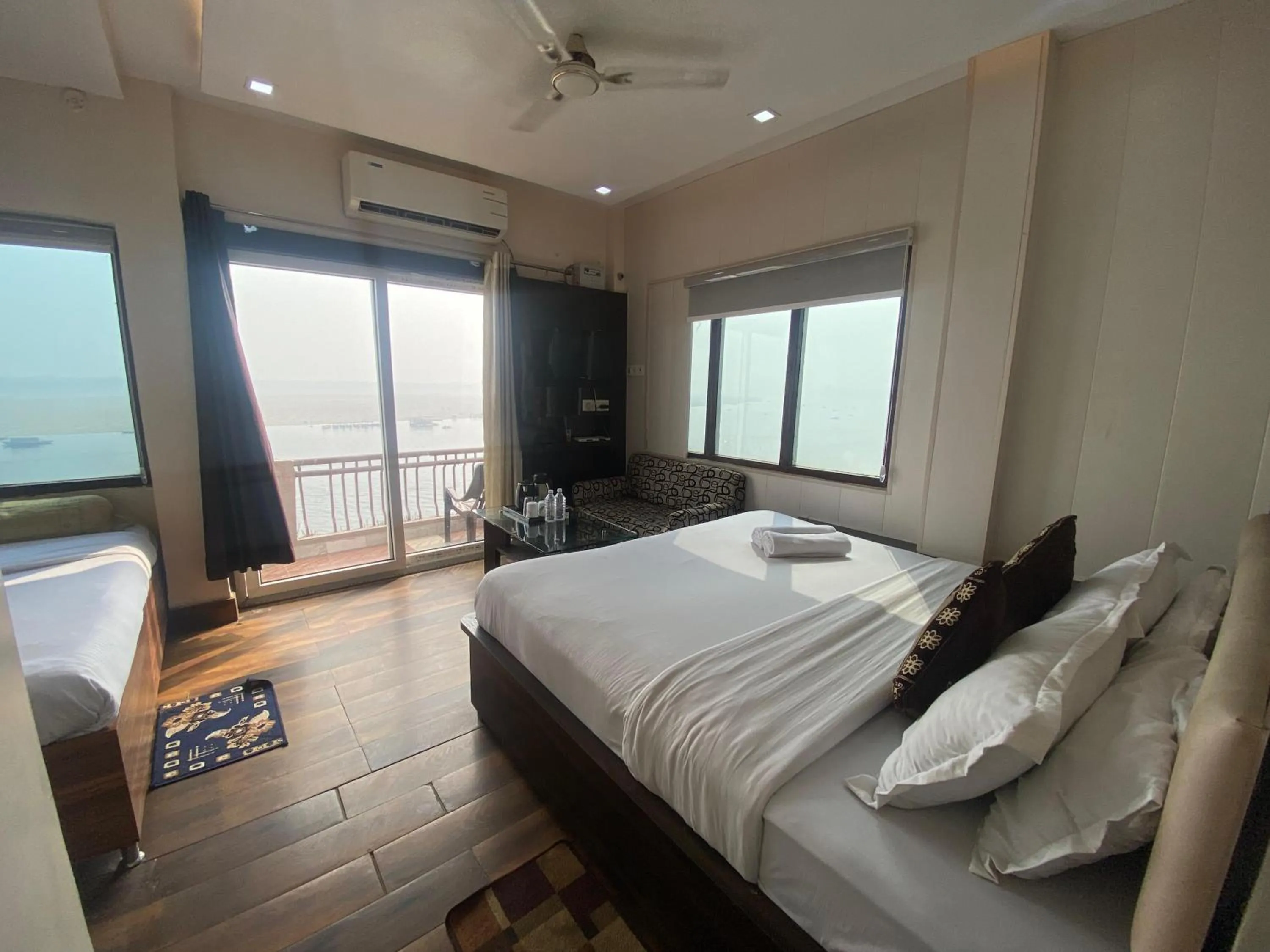 View (from property/room) in Hotel Sita (place on the heritage ghats of benaras)