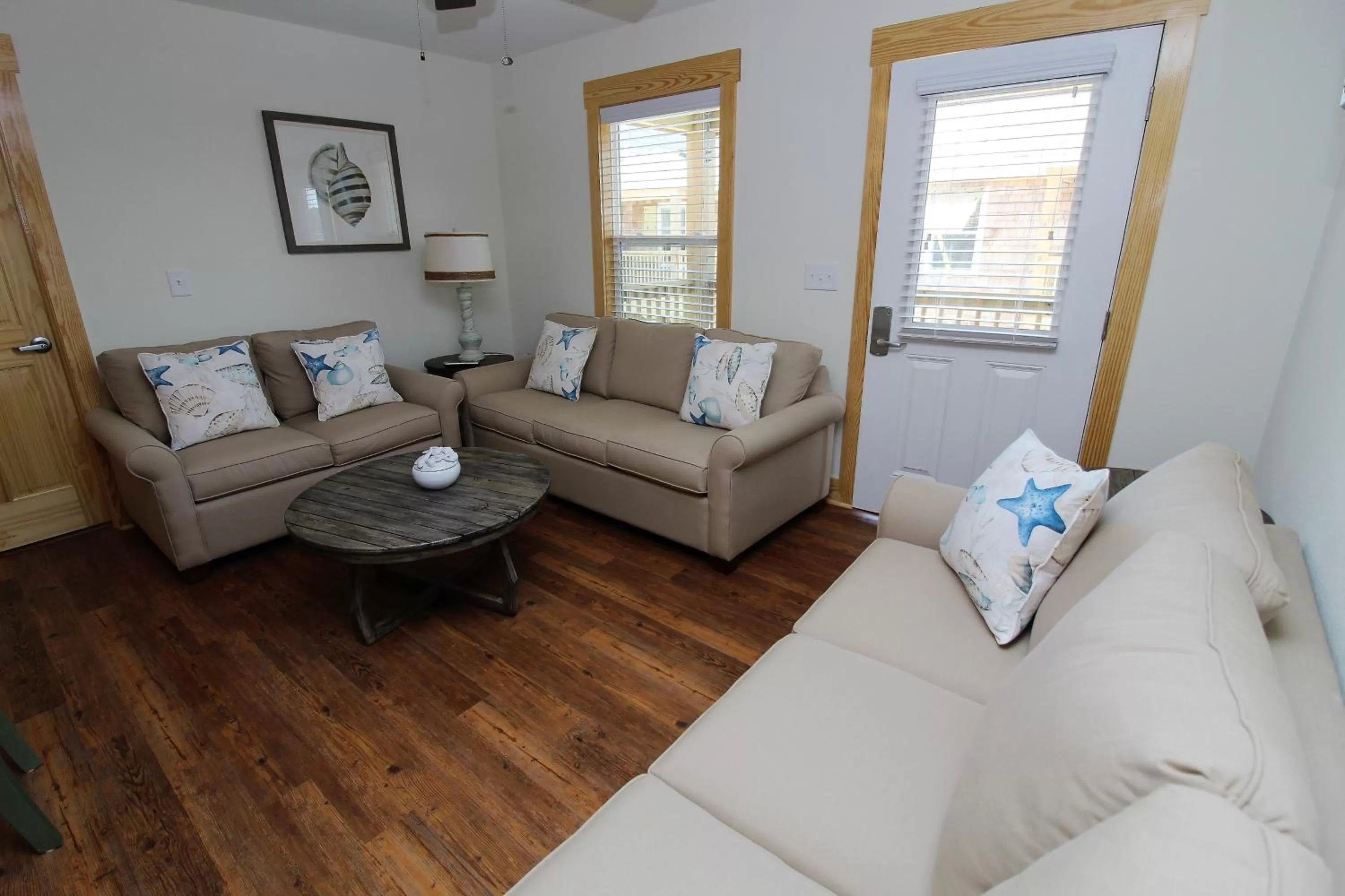 Living room in Whalebone Ocean Cottages by KEES Vacations