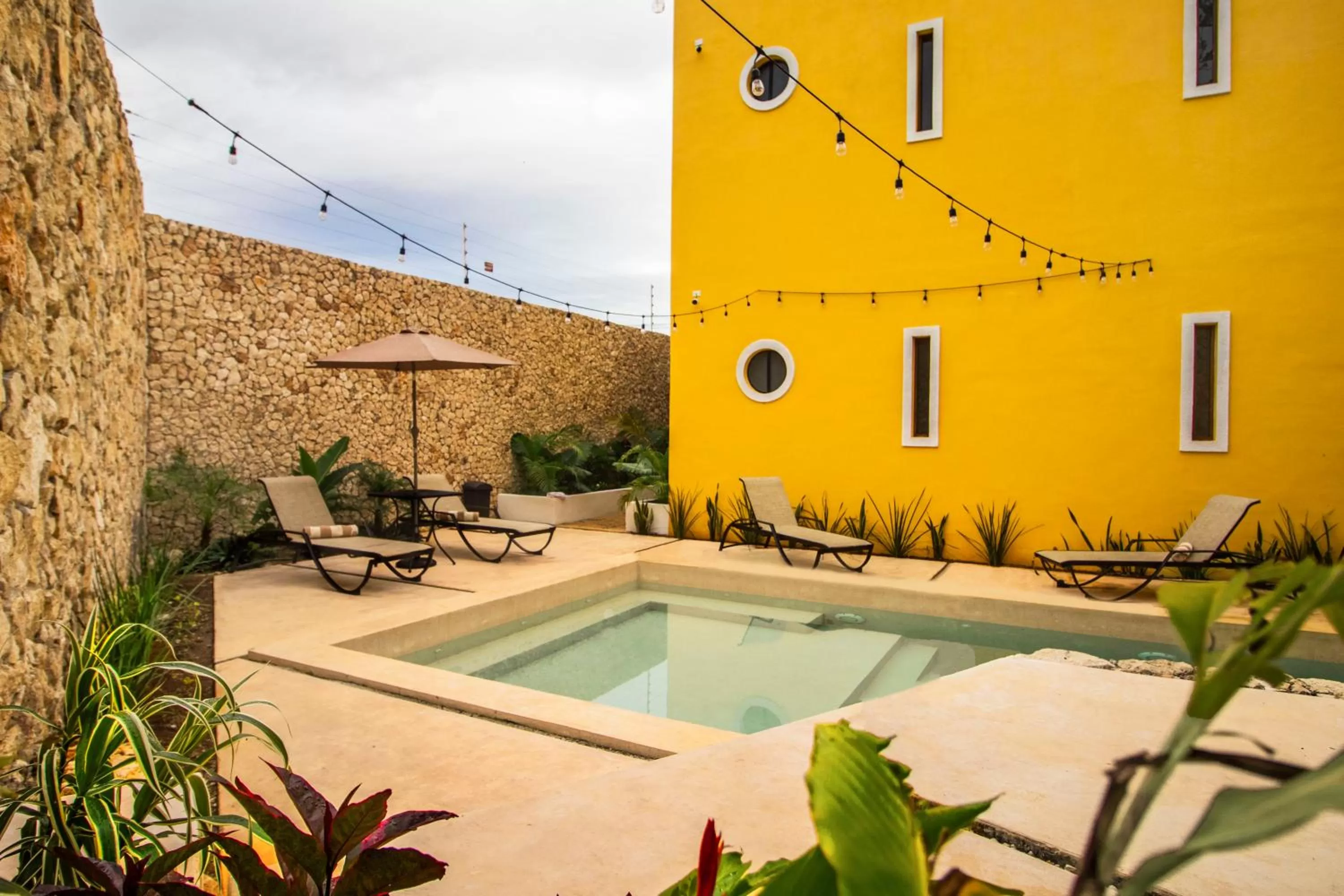 Pool view in Hotel Boutique SAYAB