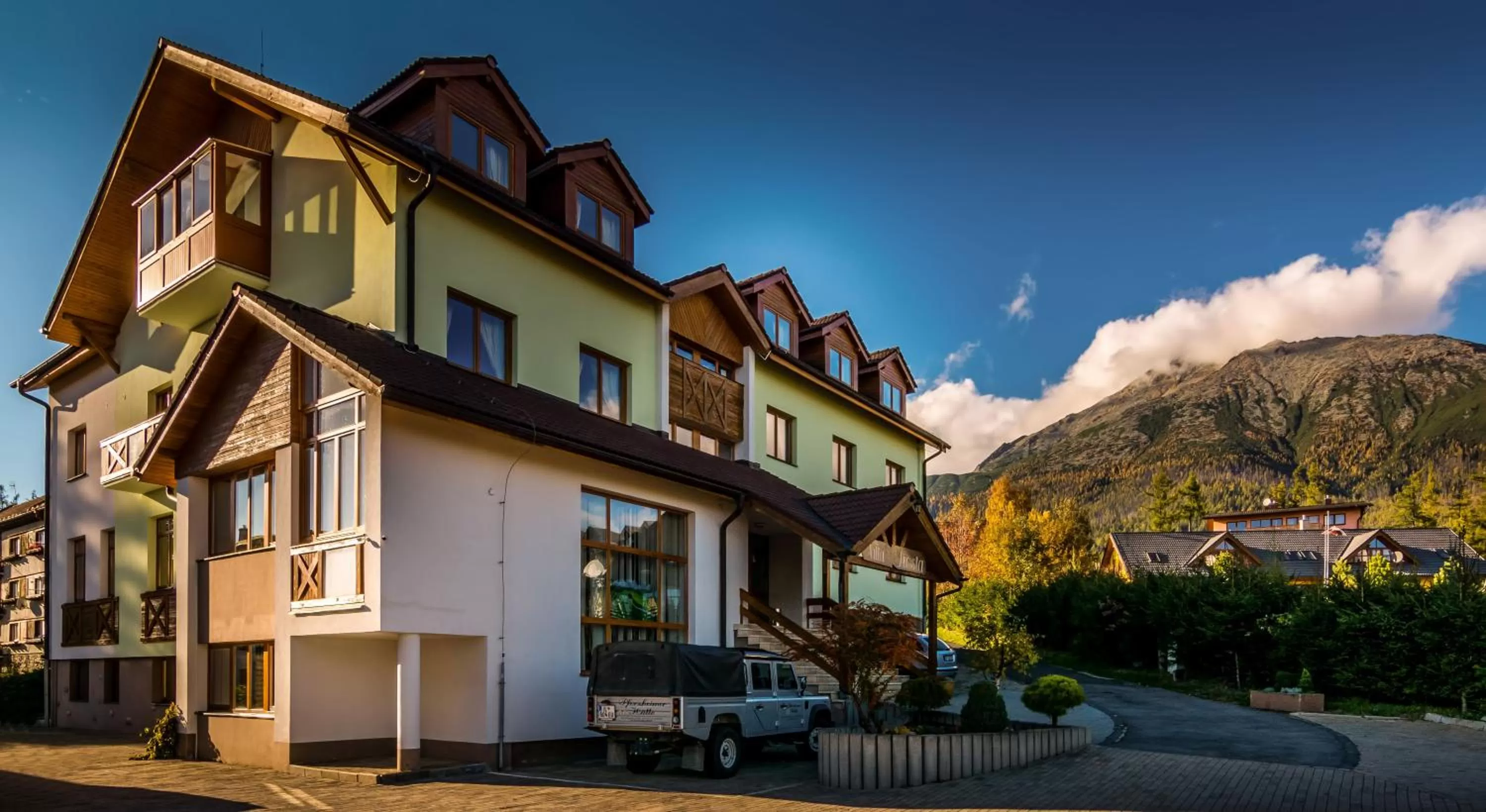 Facade/entrance in Hotel Villa Siesta