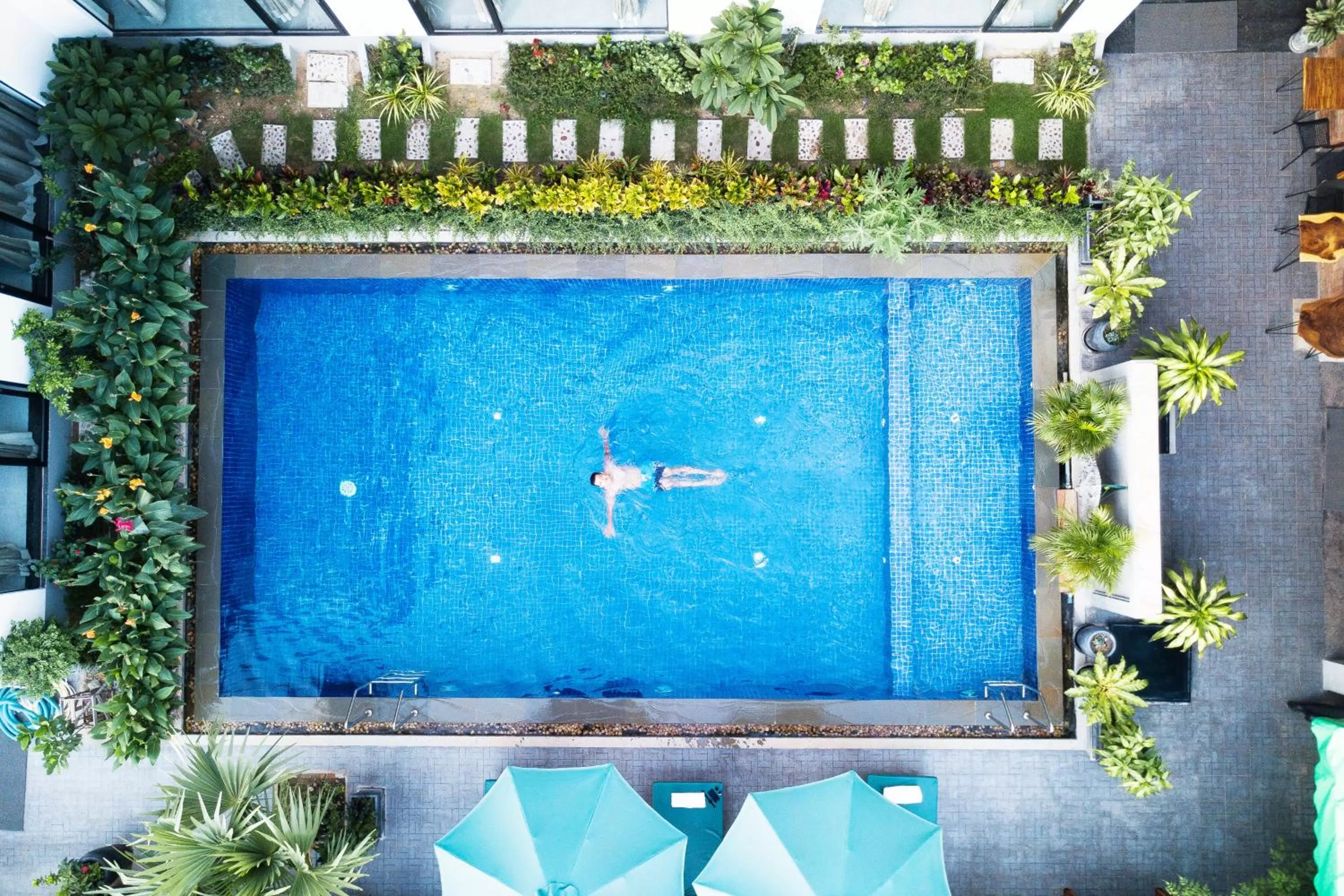 Pool view in CENTRAL BLANCHE Residence