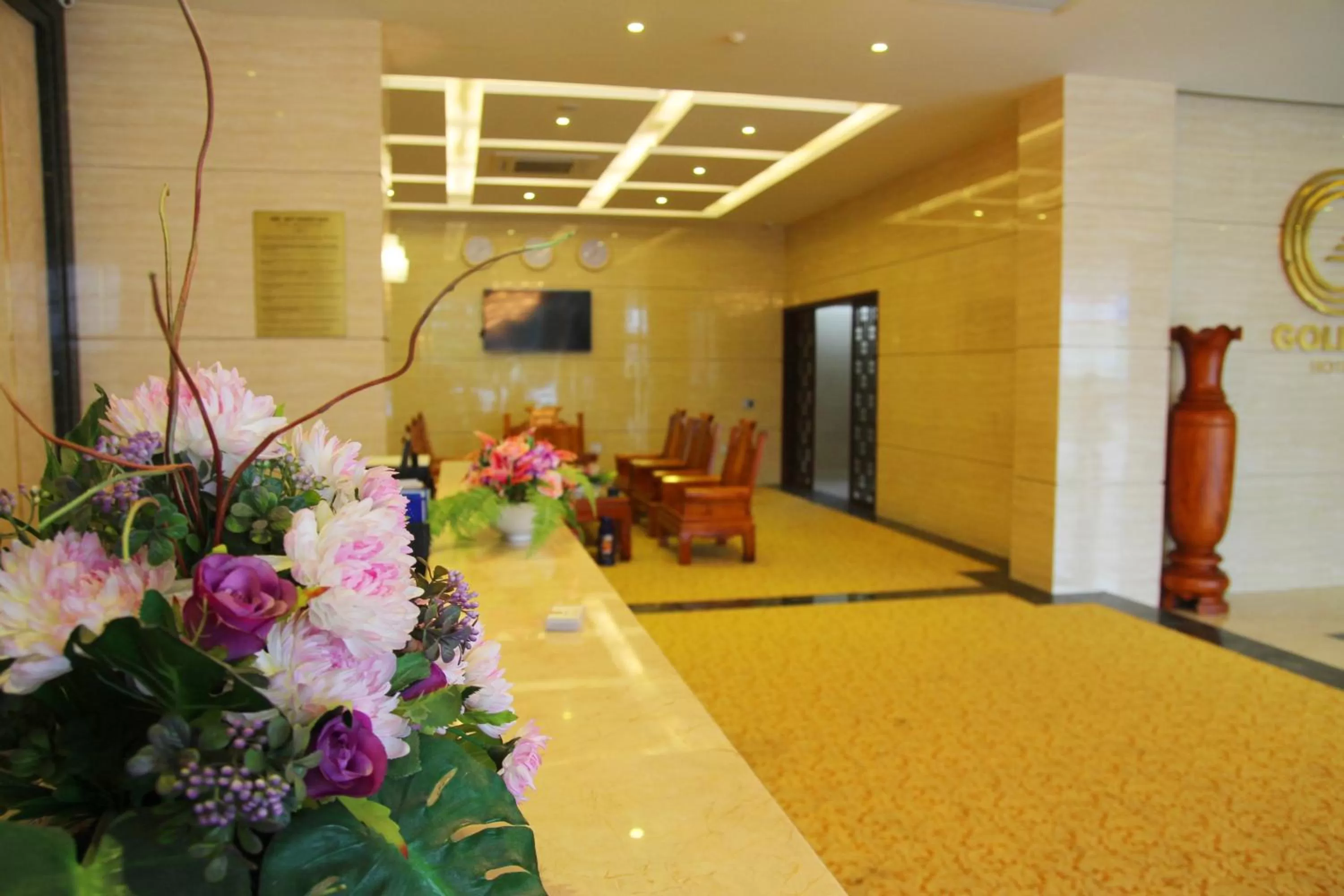 Lobby or reception in Golden Quang Tri Hotel