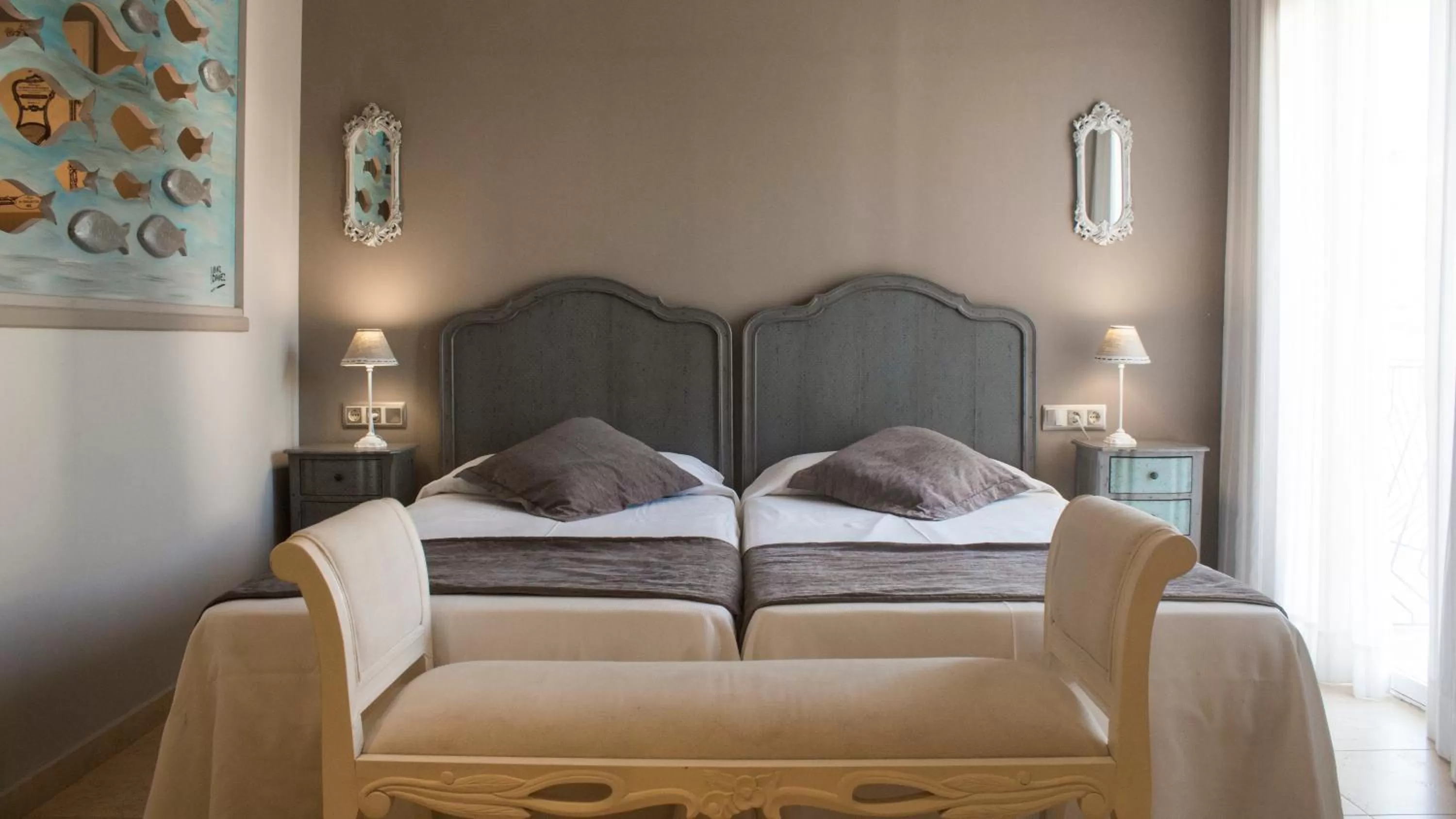 Bed in Hotel restaurant Ceferino