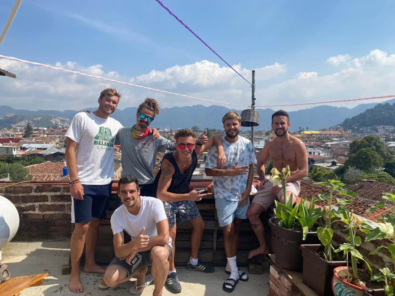 People in kukulkan hostal