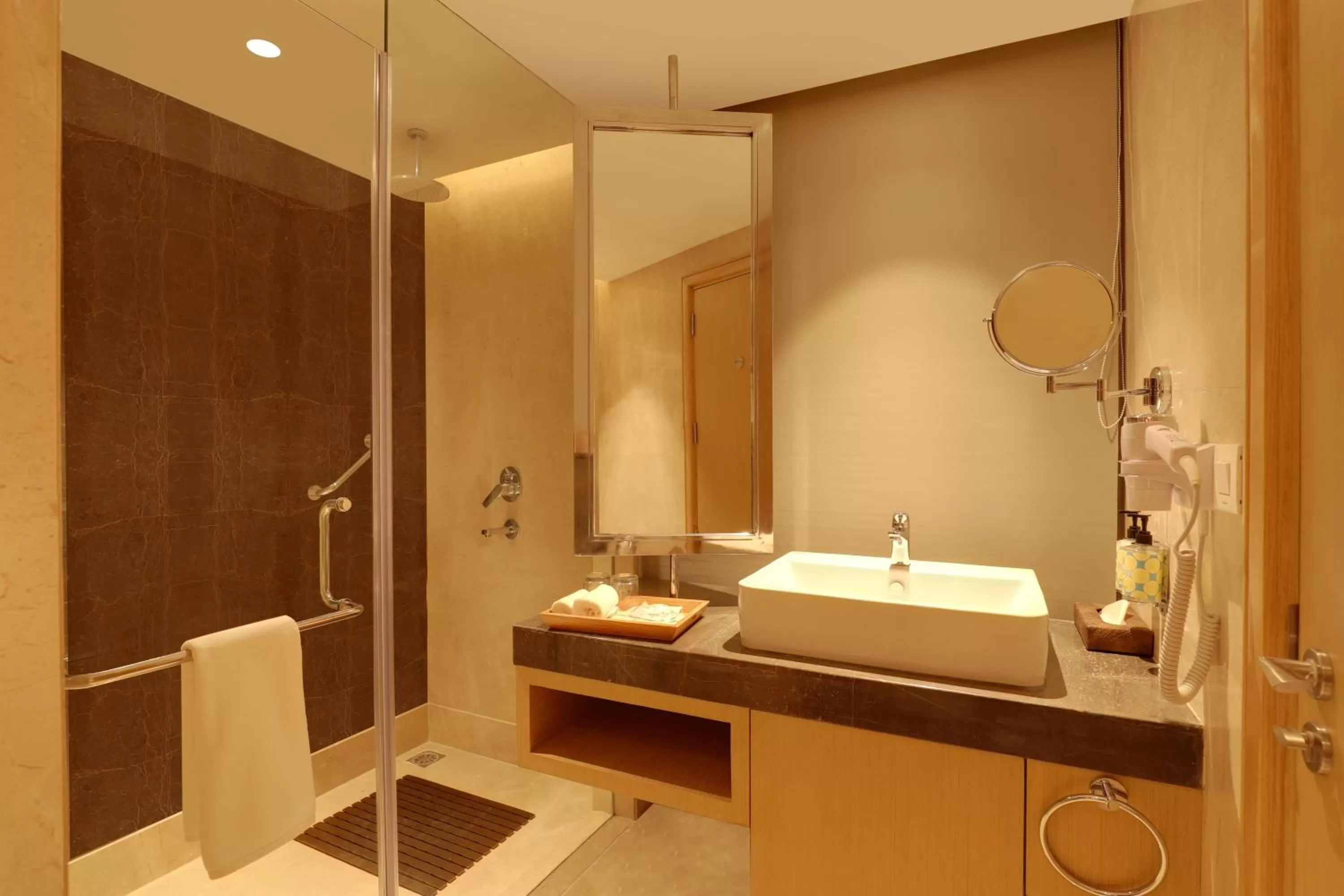 Bathroom in Lemon Tree Hotel, Jhansi