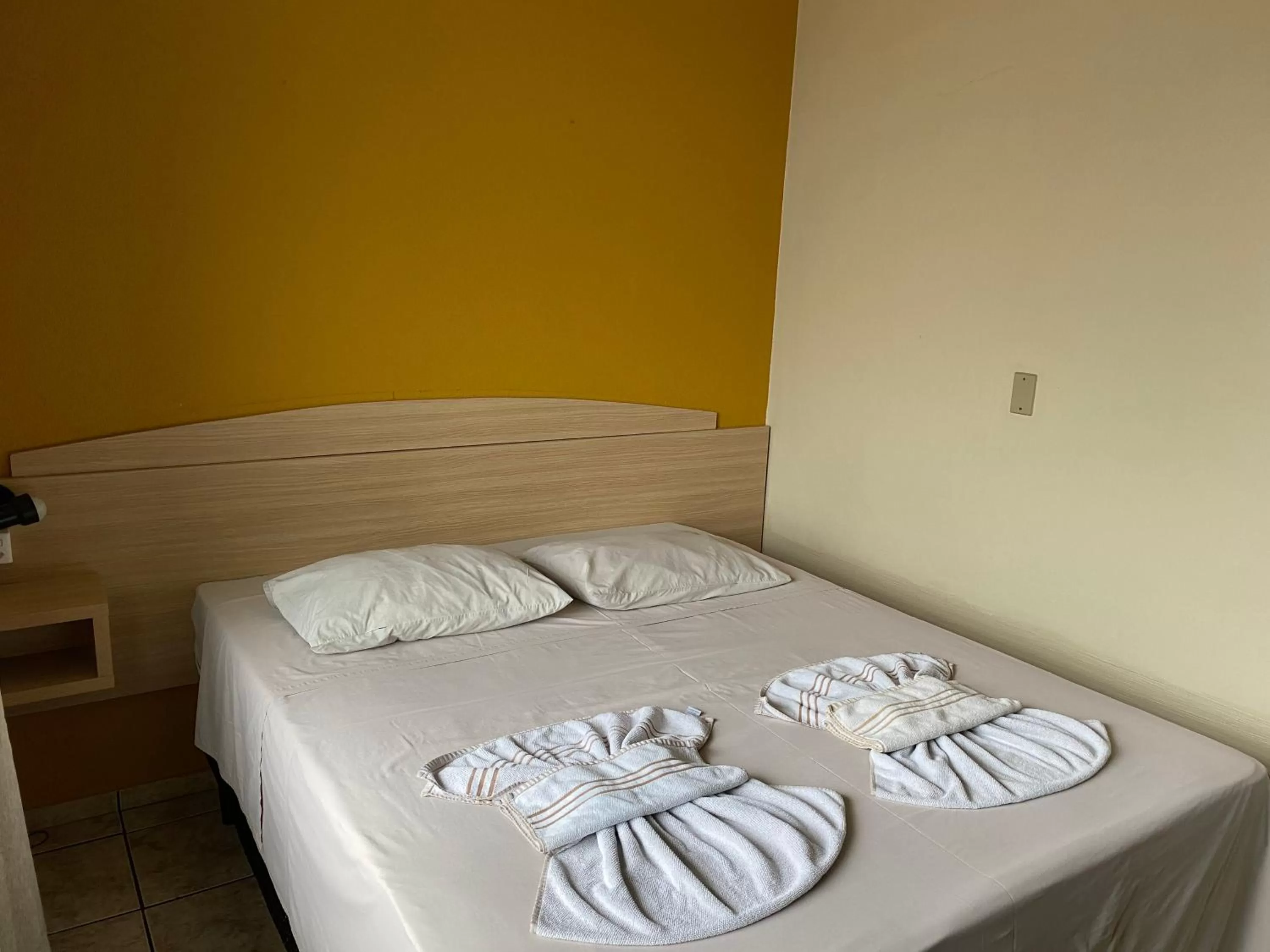 Bed in Hotel Bavarium