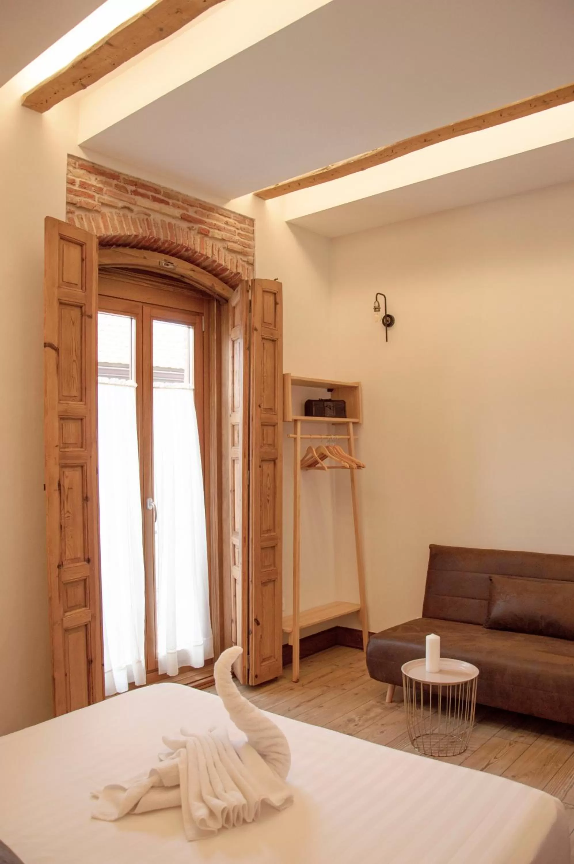 Seating area, Bed in La Casa del Médico Hostería Rural