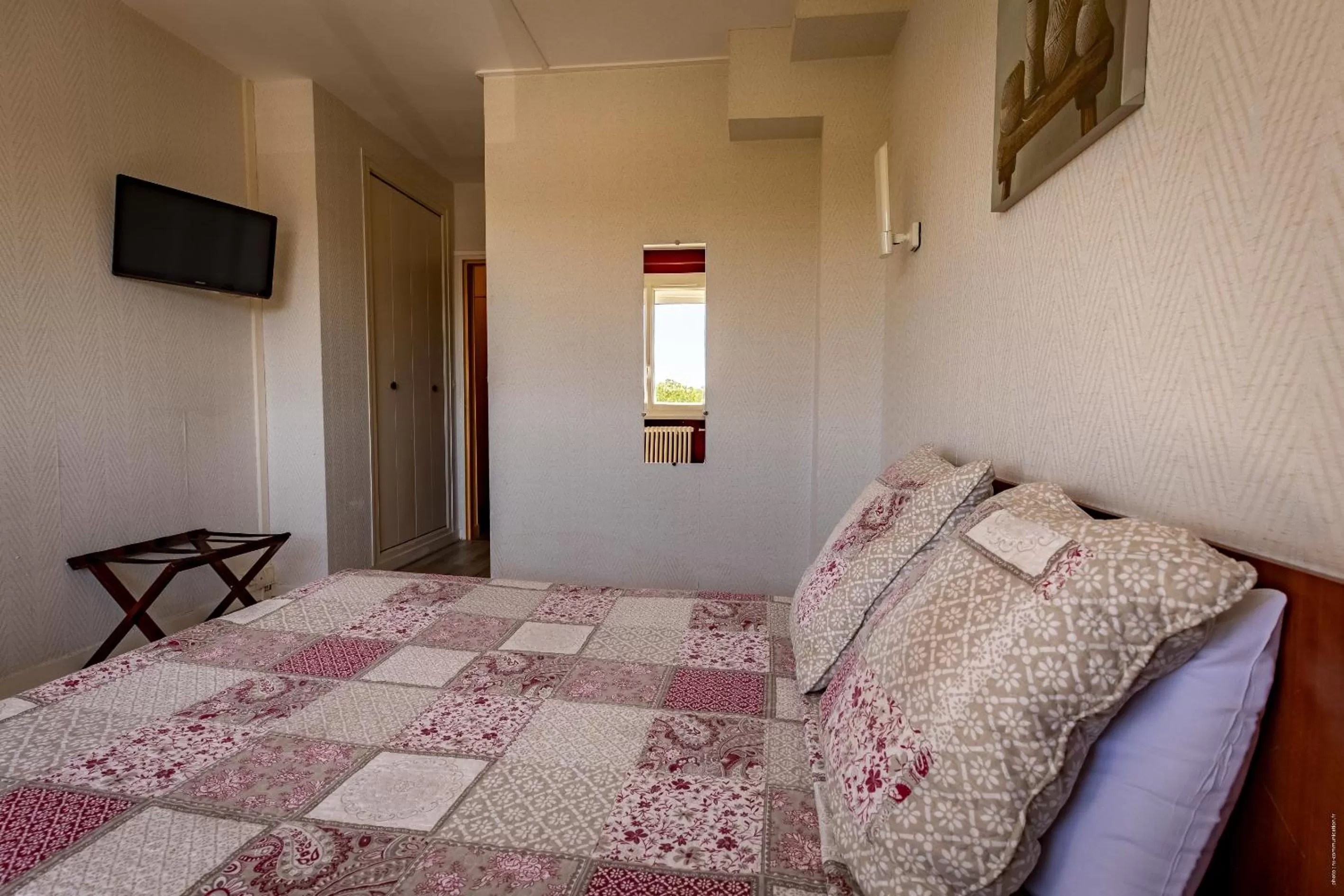 Bed in Hotel Christina