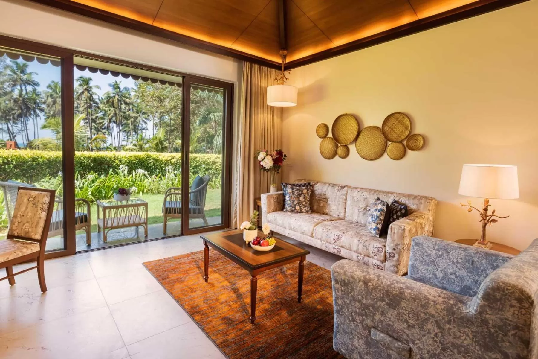 Living room in Denissons Beach Resort, formerly Gamyam Retreat