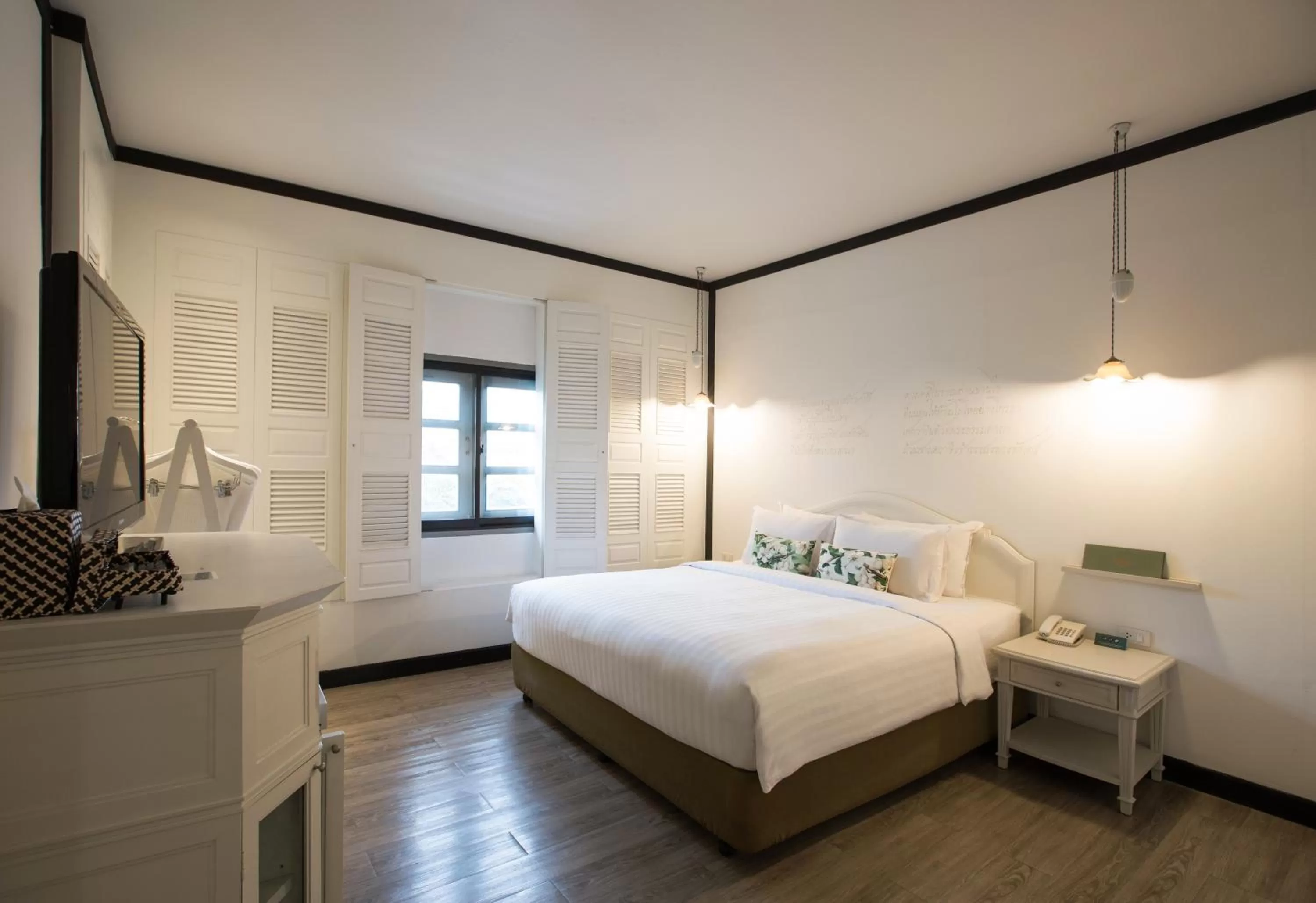 View (from property/room), Bed in The Raweekanlaya Bangkok Wellness Cuisine Resort