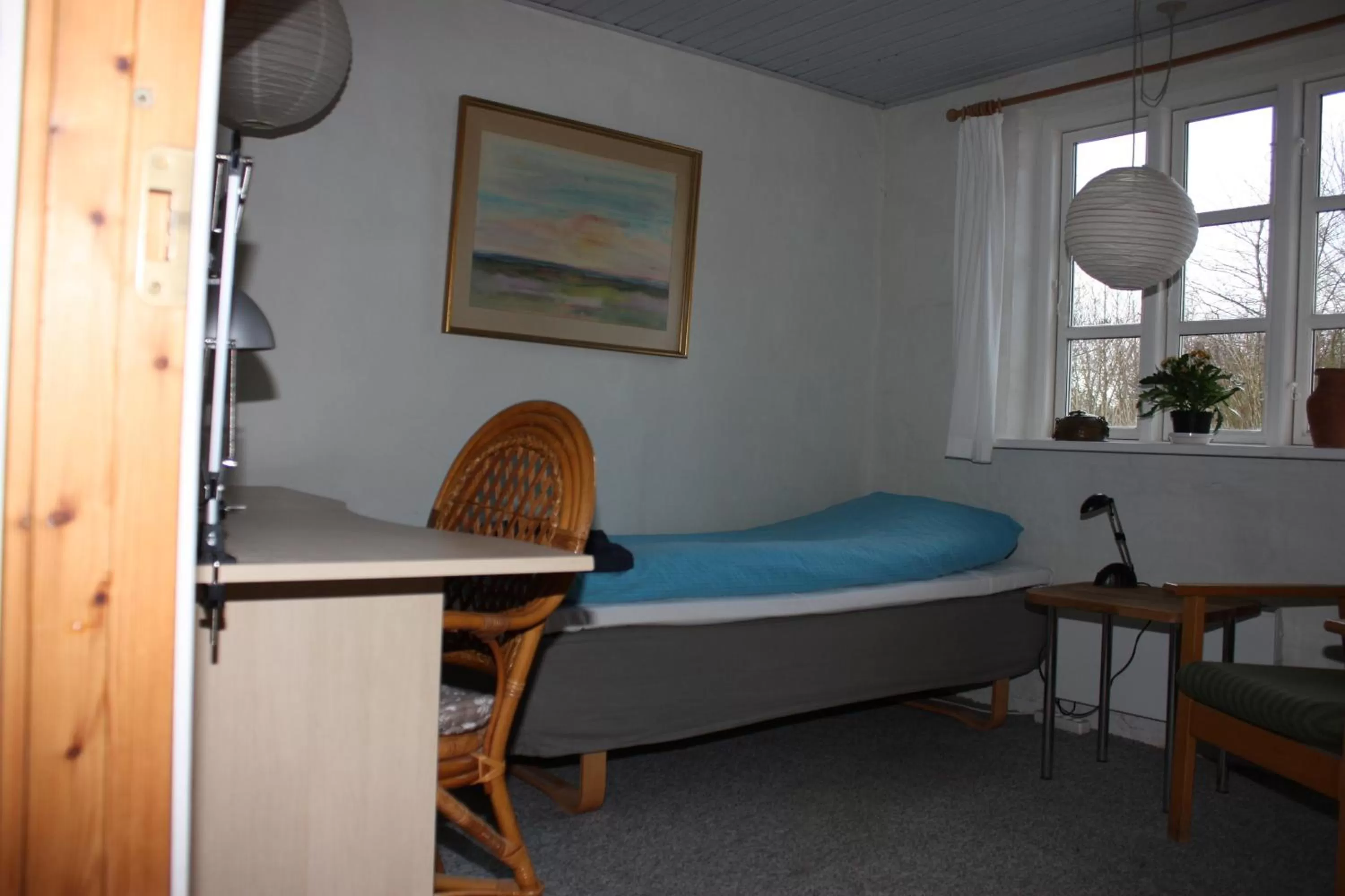 Bed in Holmehuset Bed & Breakfast