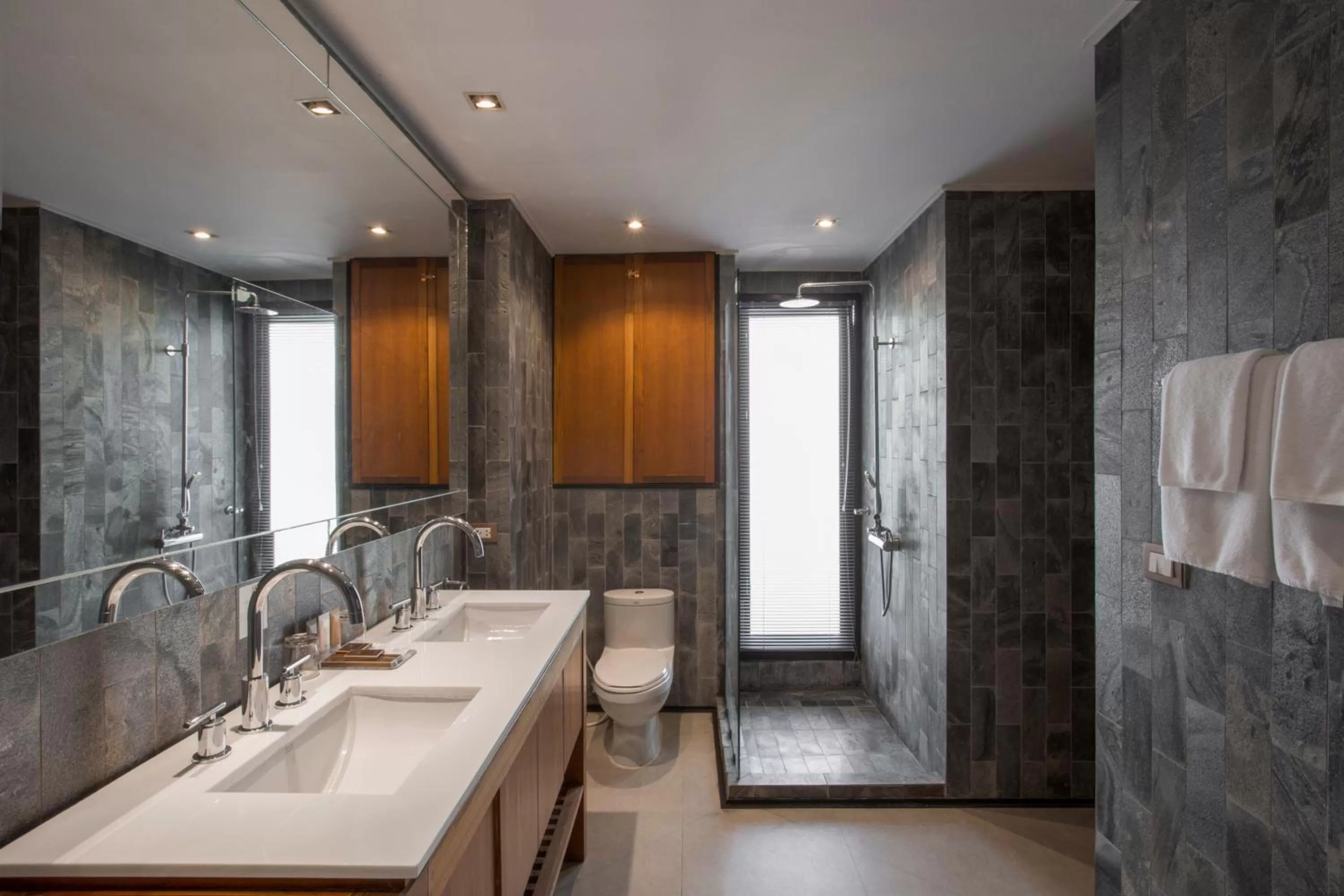 Bathroom in LUXX Langsuan Hotel - SHA Plus