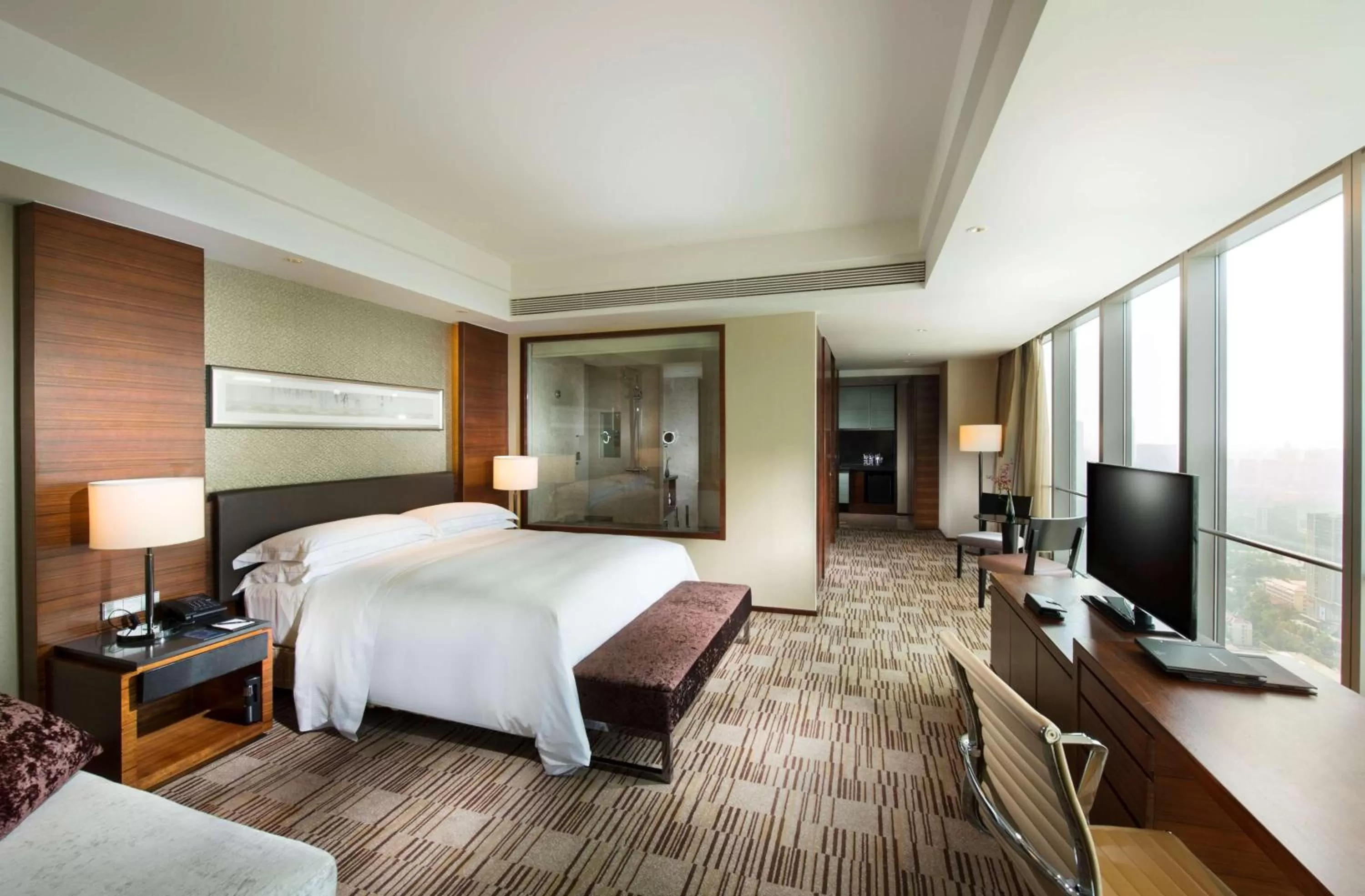 Bedroom, Bed in Hilton Shijiazhuang