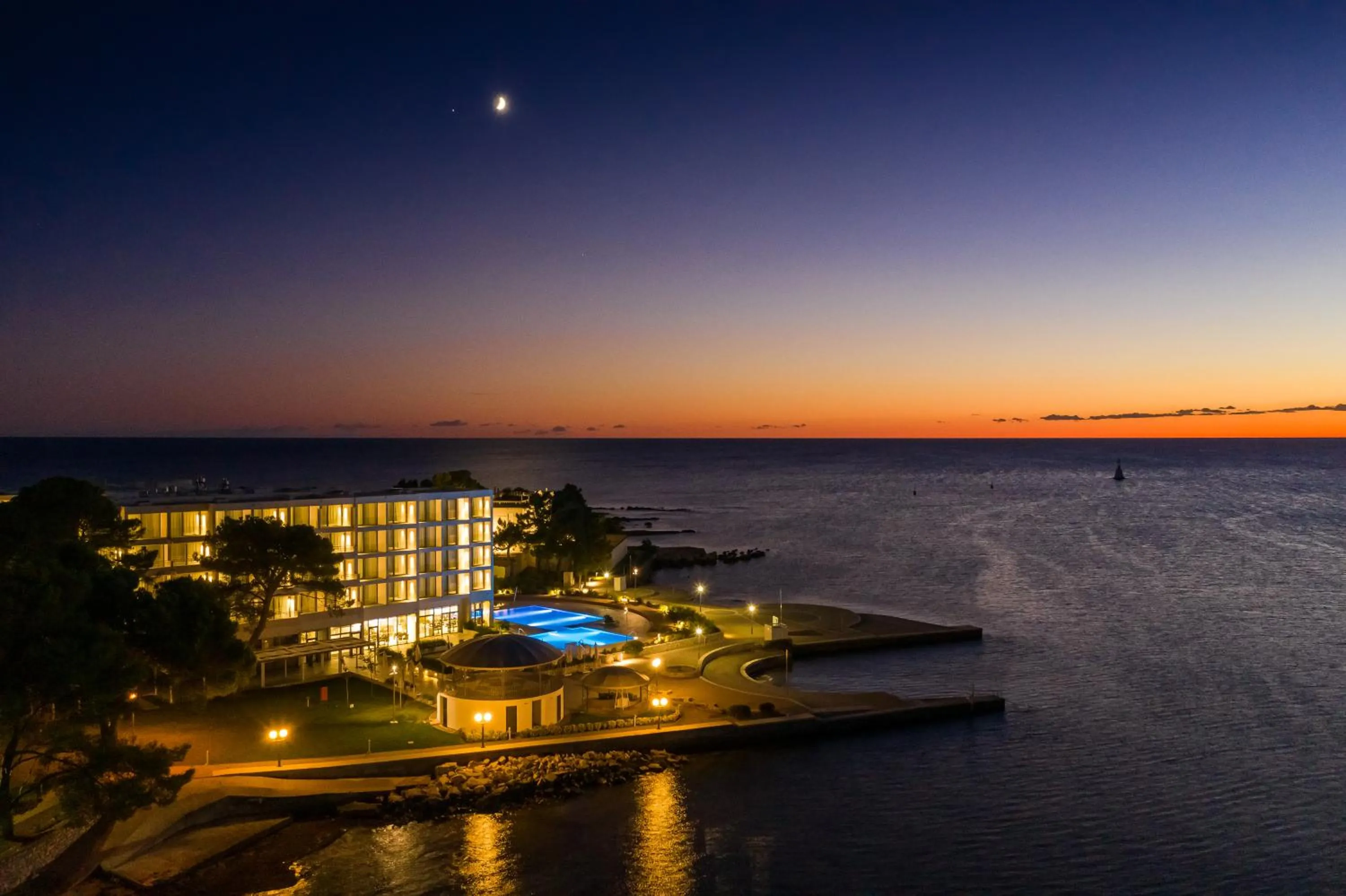 Sunset in Hotel Sipar Plava Laguna