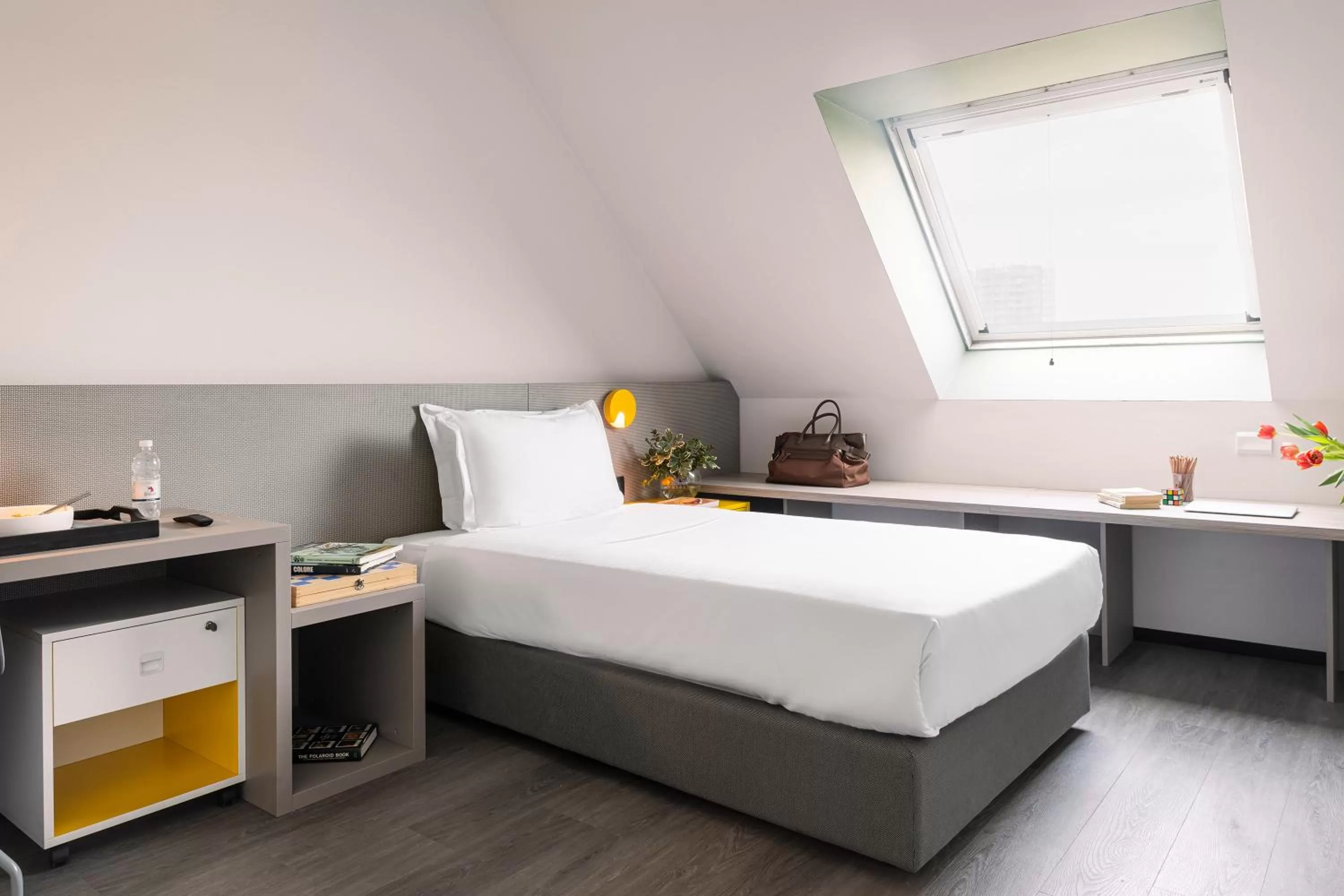 Bedroom, Bed in Quark Hotel Milano