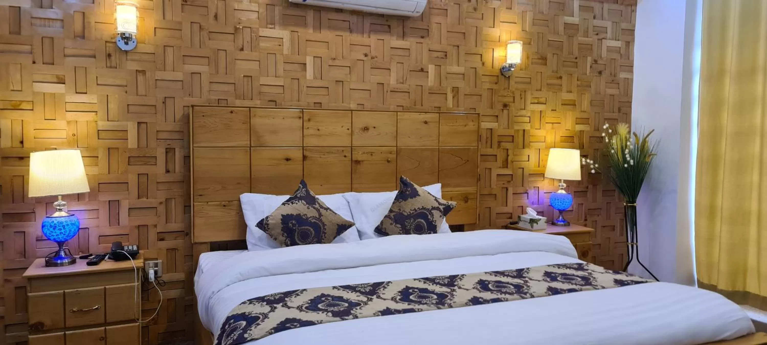 Bedroom in Indus Lodges Gilgit