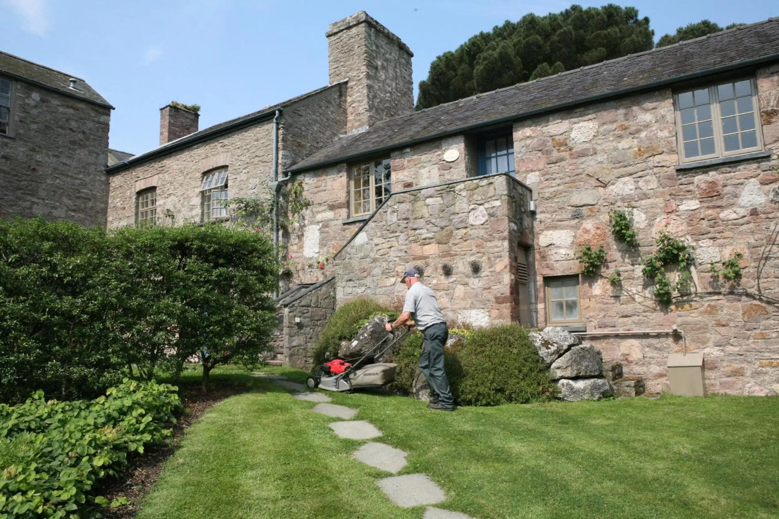 Patio in Bodysgallen Hall and Spa