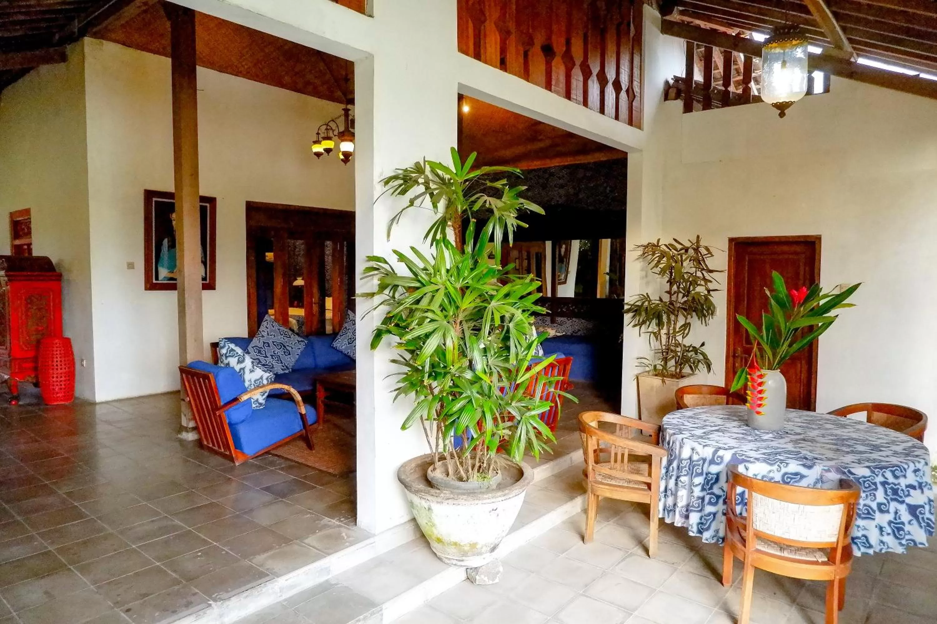 Living room in D'omah Yogya Hotel