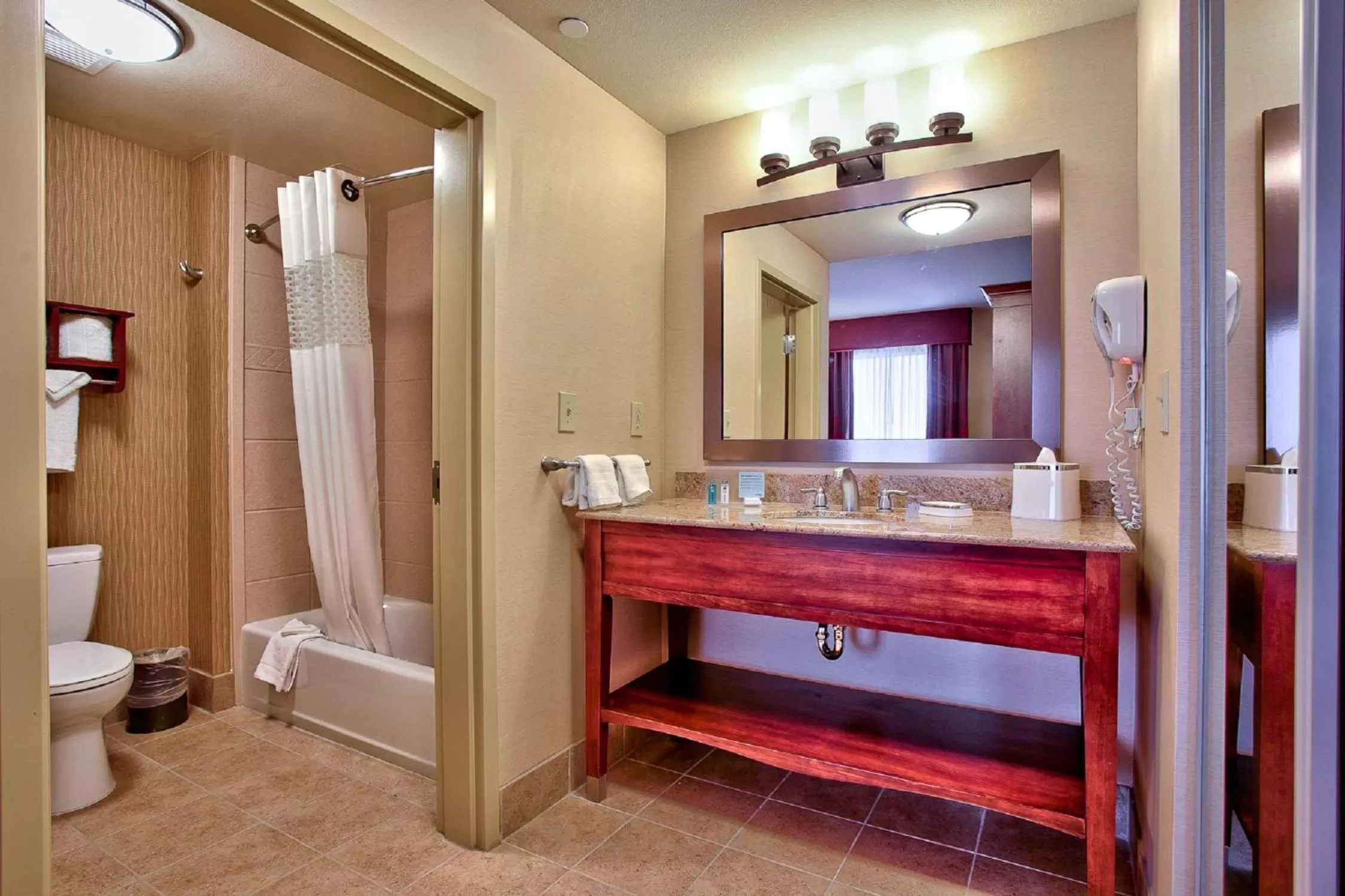 Bathroom in Hampton Inn & Suites Scottsdale at Talking Stick