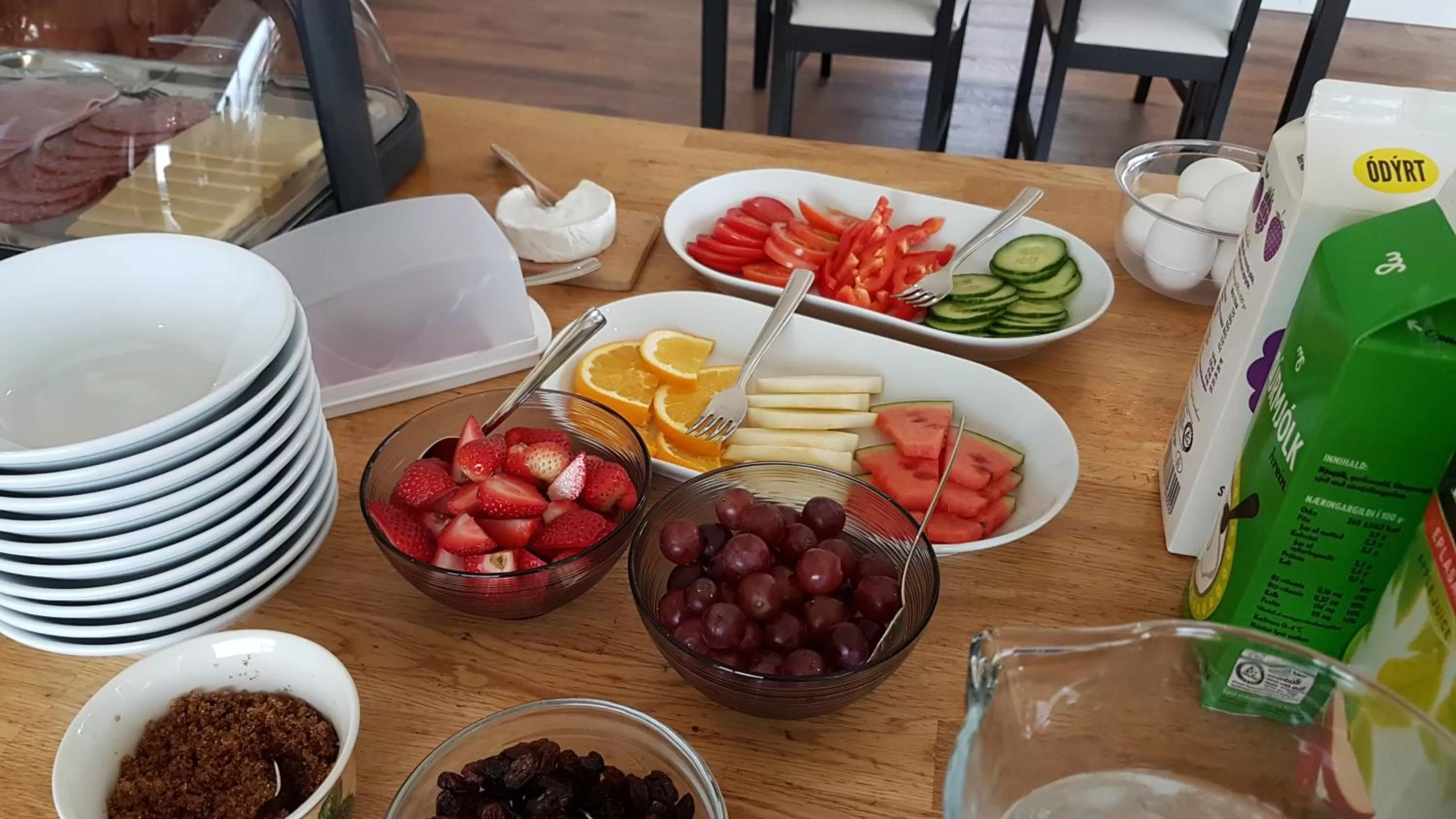 Breakfast in Hafdals Hotel