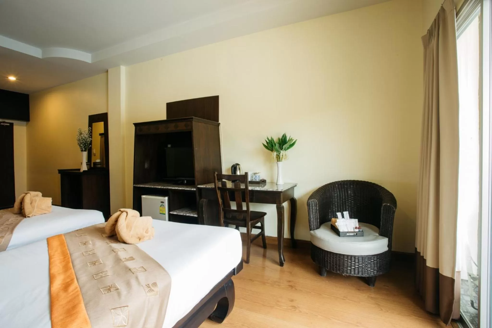 Bedroom, Bed in Diamond Park Inn Chiangrai & Resort